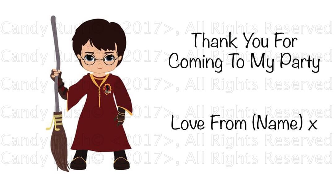 40 Personalised Birthday Party Stickers Labels Thank You for Coming to