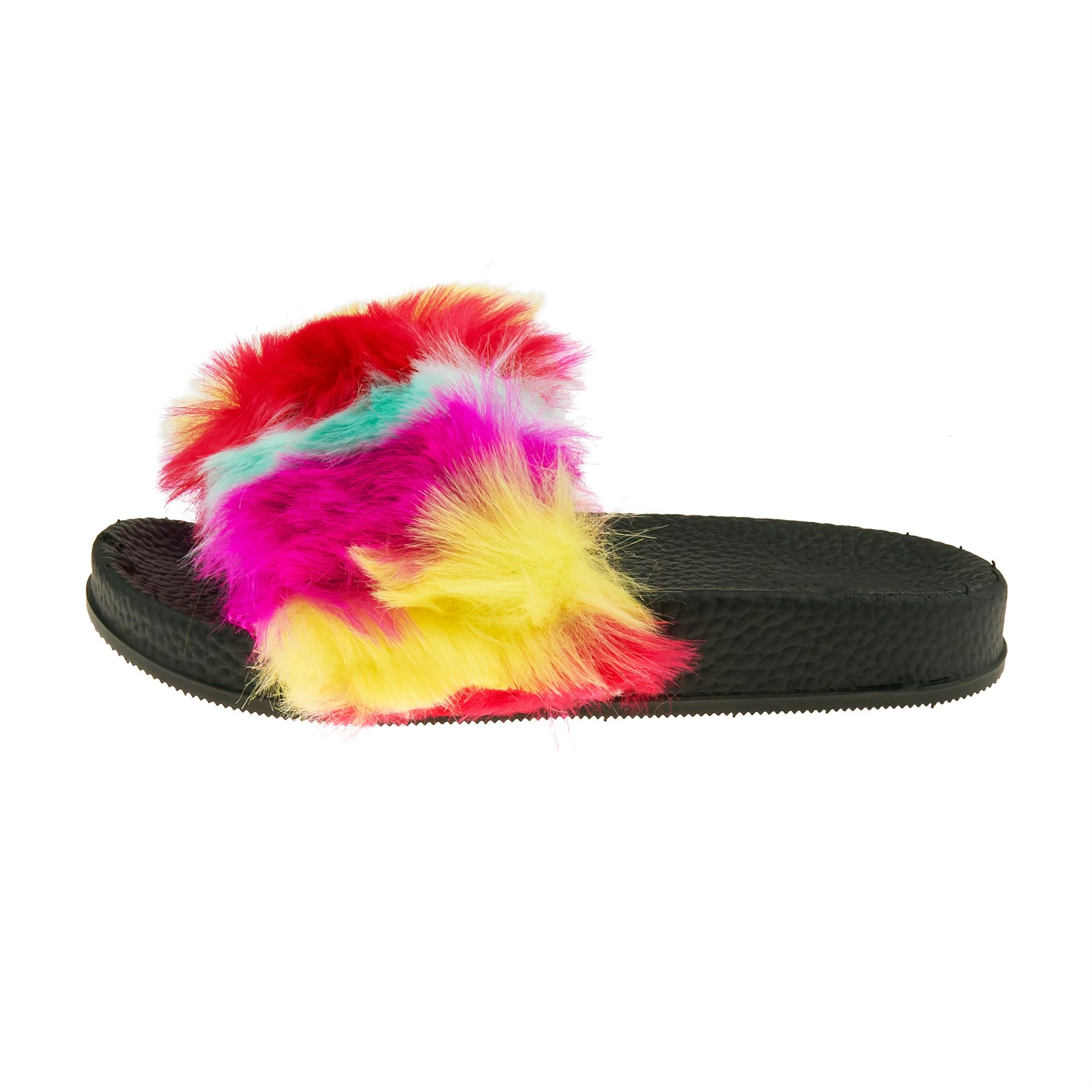 fur sliders amazon