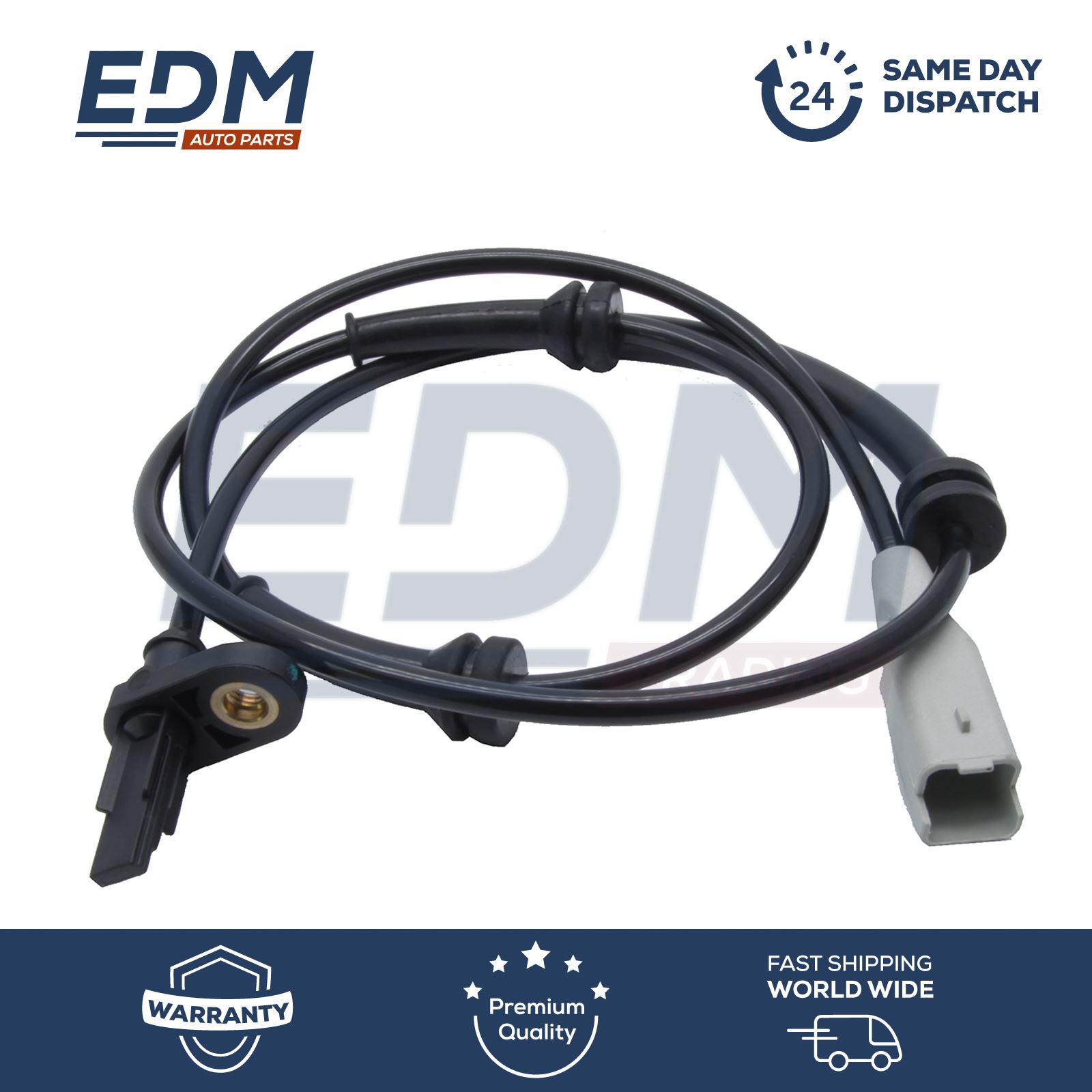 Fiat 1482480080 LAB196 Peugeot 4545.75 ABS Sensor Trasero so o NS Citroen