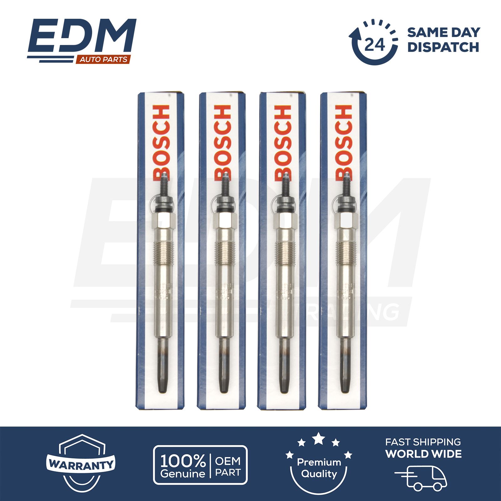 BOSCH Glow plugs for FORD SMAX CMAX 1.8 TDCi Diesel 0250202131 x4 eBay