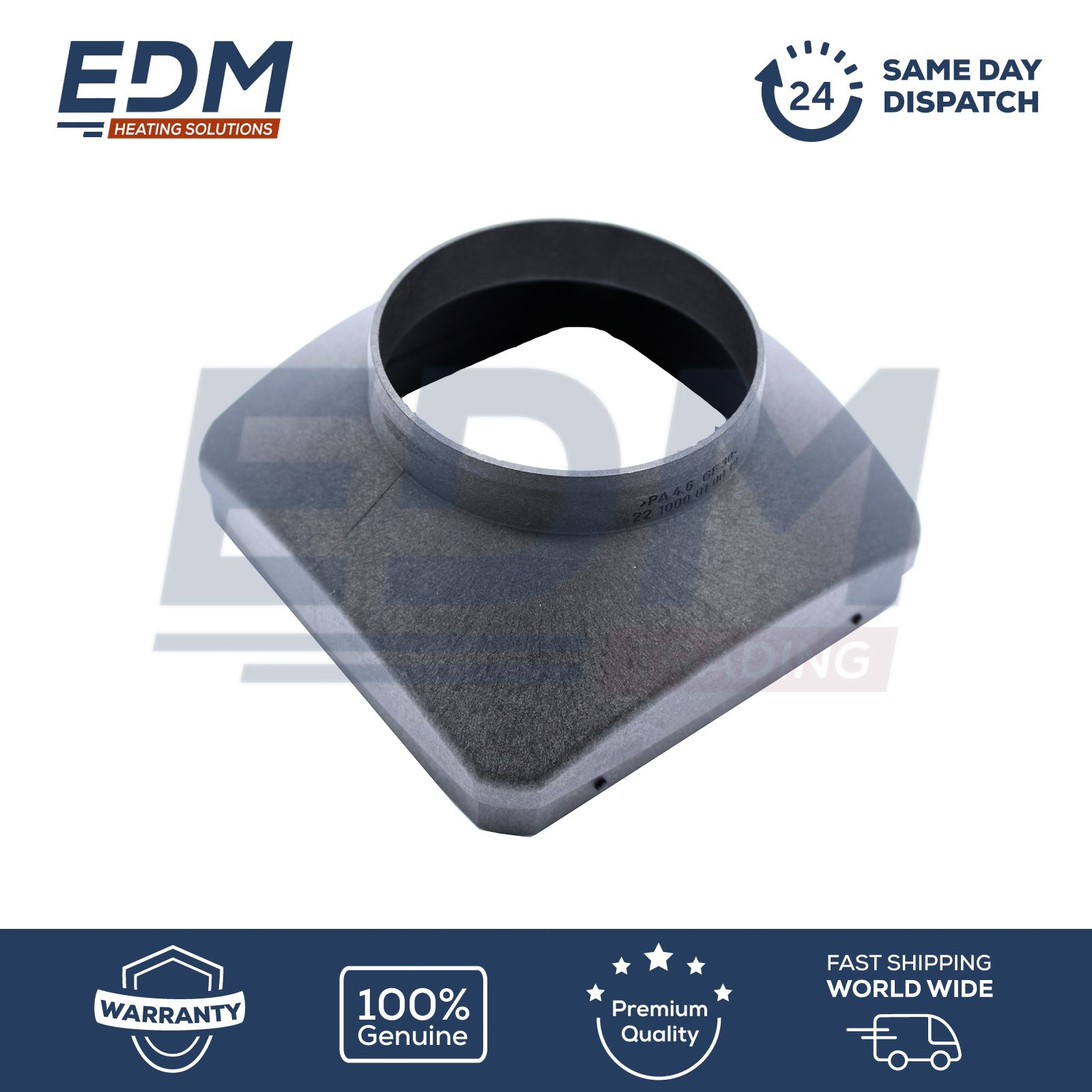 EBERSPACHER AIRTRONIC D4-90mm Straight AIR OUTLET HOOD221000010019