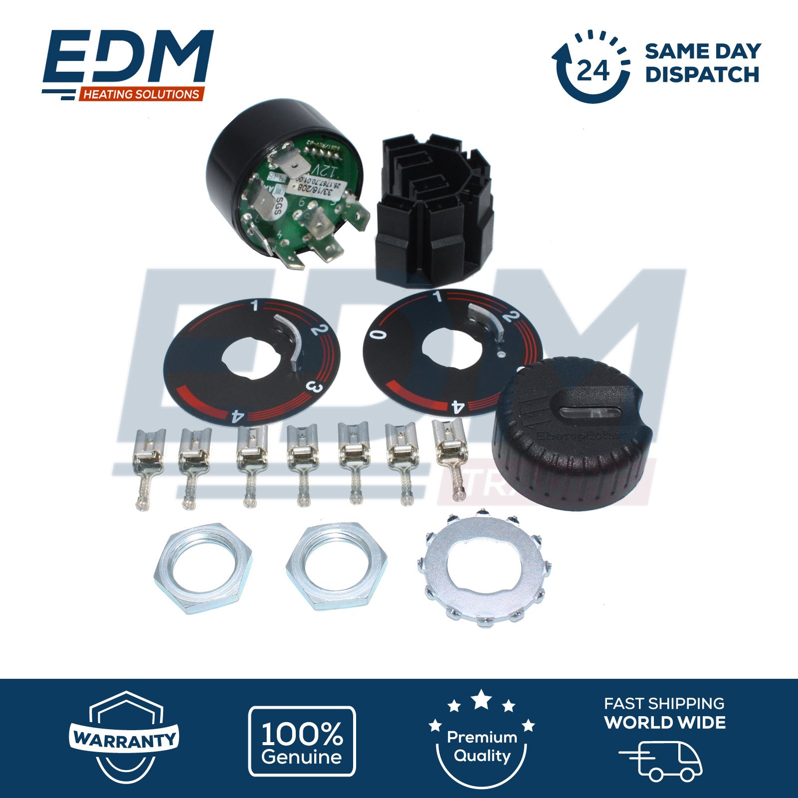 Eberspacher Control Switch Rheostat 12v For D2/D4/D5 (251895710000) eBay