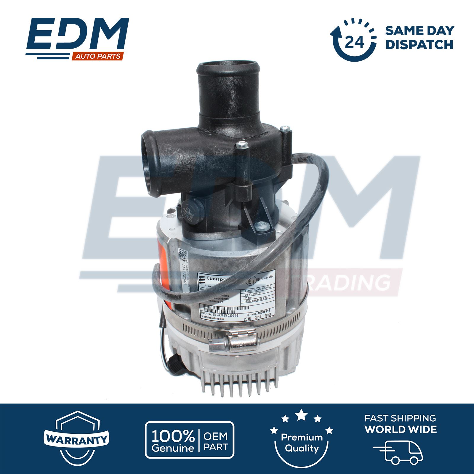 Espar/Eberspacher Water Pump 24V FLOWTRONIC 6000SC Hydronic Heaters  252488250000