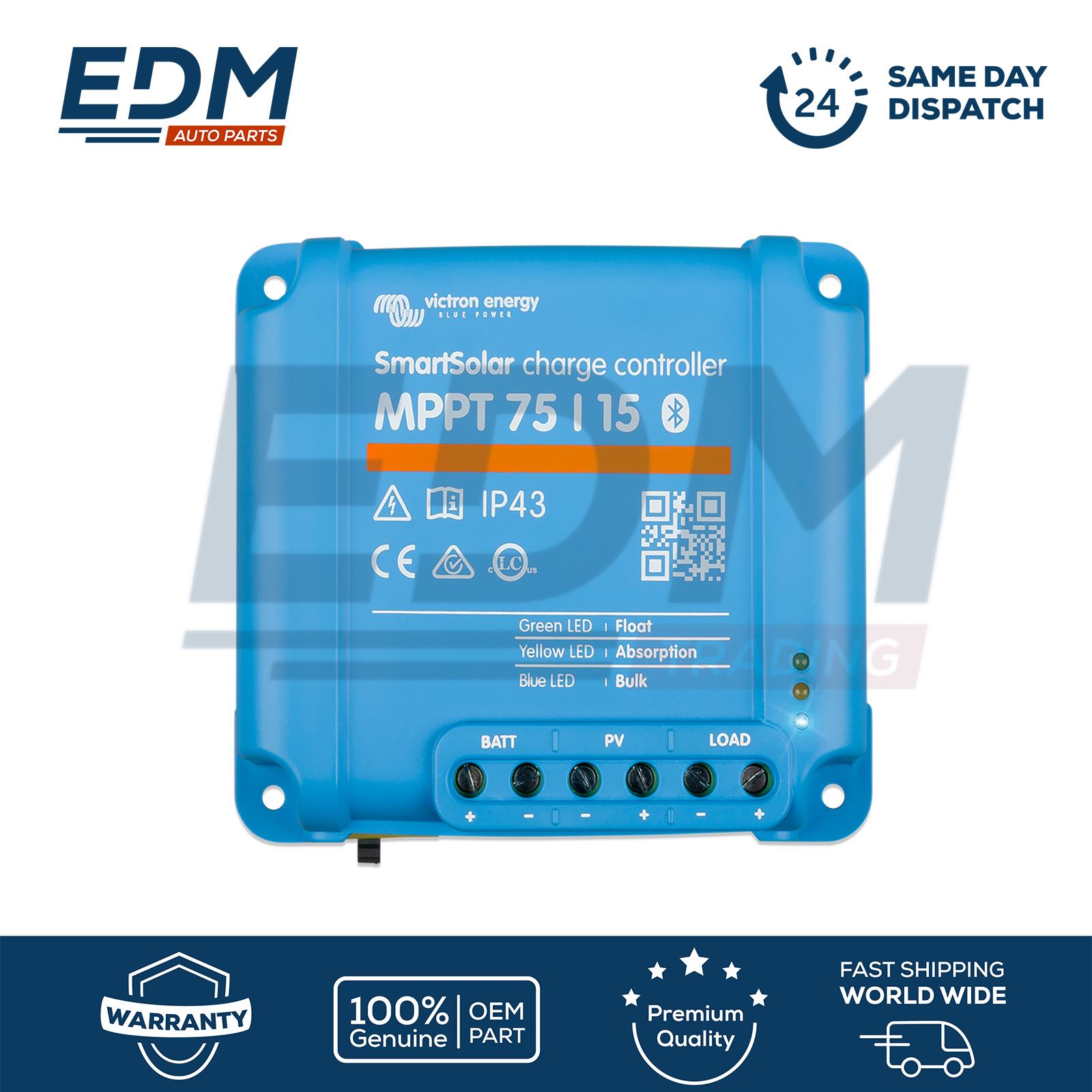 Victron Smart Solar 15a Mppt Charge Controller 75 15 Bluetooth Sccr Ebay Victron Smart Solar 15a Mppt Charge Controller 75 15 Bluetooth Sccr Ebay