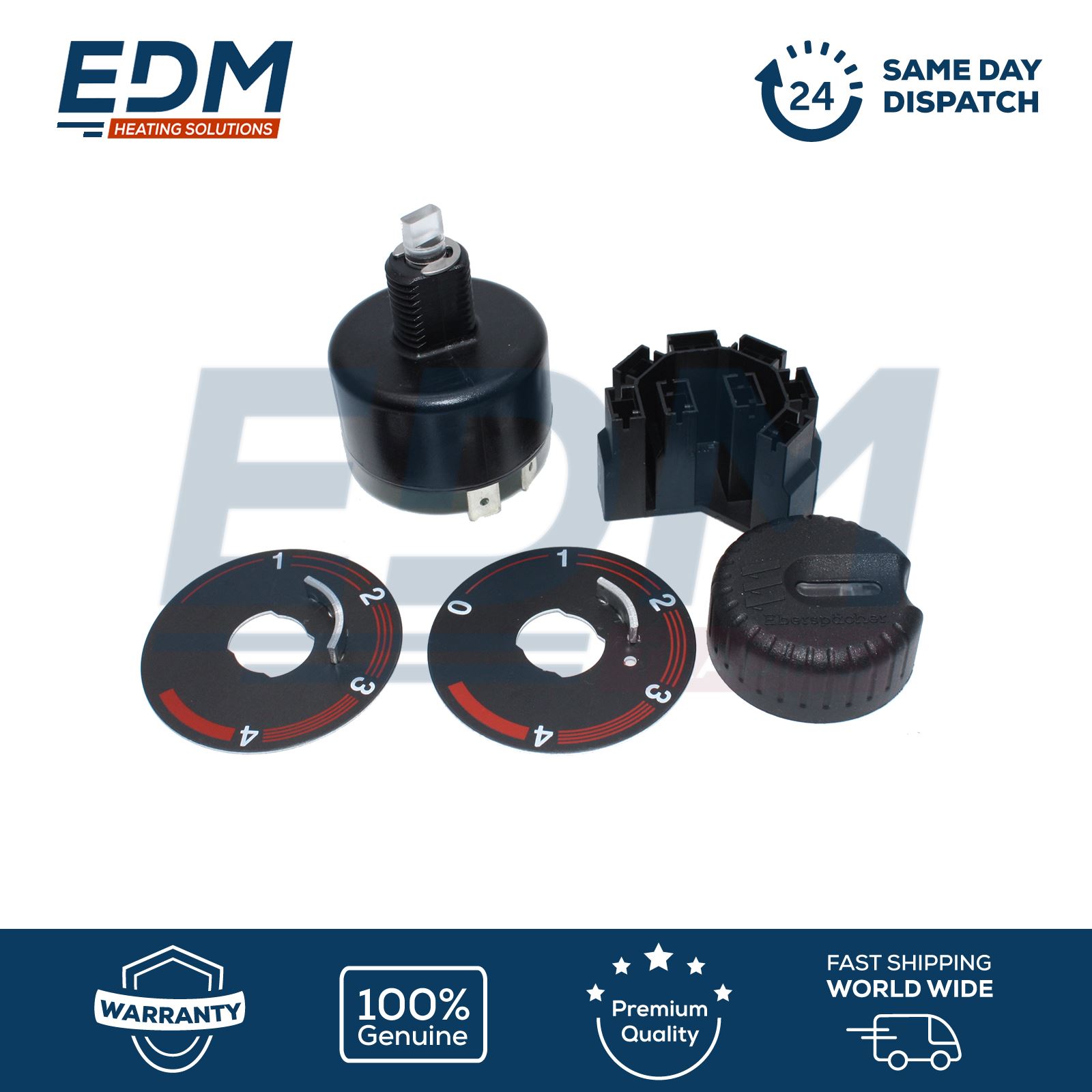 Eberspacher Control Switch Rheostat 12v For D2/D4/D5 (251895710000) eBay