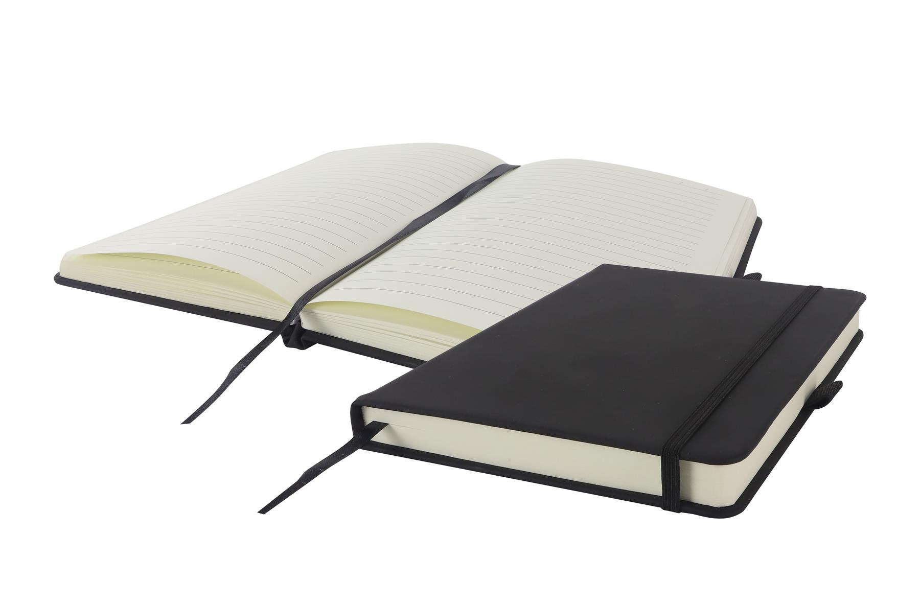 2x A5 Hardback Lined Notebook Ruled Notepad Notes Diary Journal Premium 240 Page - Picture 2 of 7