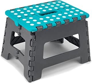 Folding Step Stool Plastic Heavy Duty Multi Purpose Easy Foldable Home Kitchen - Picture 7 of 11