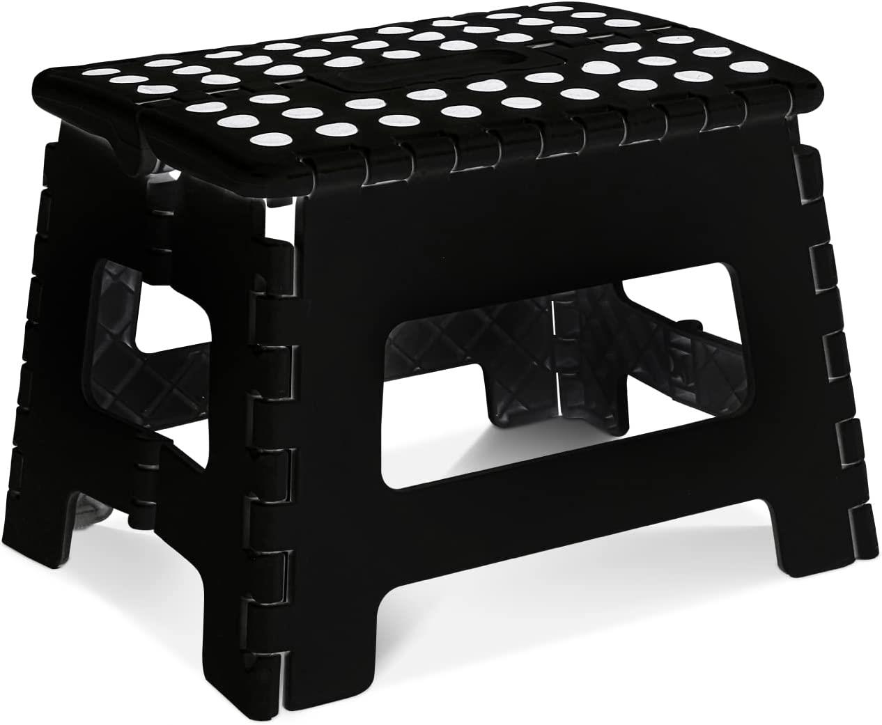 Folding Step Stool Plastic Heavy Duty Multi Purpose Easy Foldable Home Kitchen - Picture 6 of 11