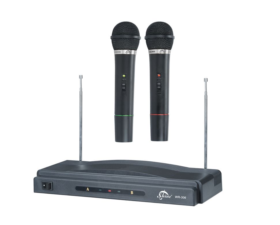 PRO DUAL KARAOKE MIC/MICROPHONE WIRELESS PROFESSIONAL DJ, MIC SINGING