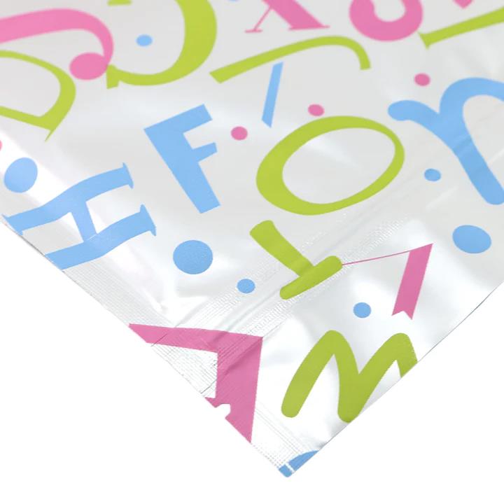 BORSE CON CERNIERA MYLAR IN ALLUMINIO STAMPATE FLOREALI PER VENDITA AL DETTAGLIO/CONFEZIONE REGALO 100 PZ - Foto 23 di 39