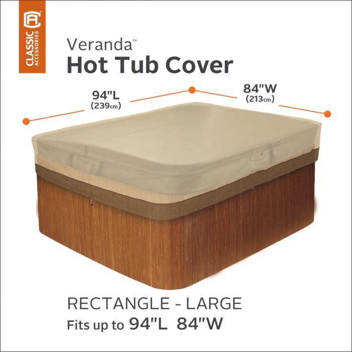 Hot Tub Cover Medium Rectangle Up to 94" long x 84" wide 52963024050 eBay