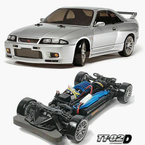 TAMIYA 58604 Skyline GTR R33 TT-02D 1:10 Car Assembly Kit (WITH