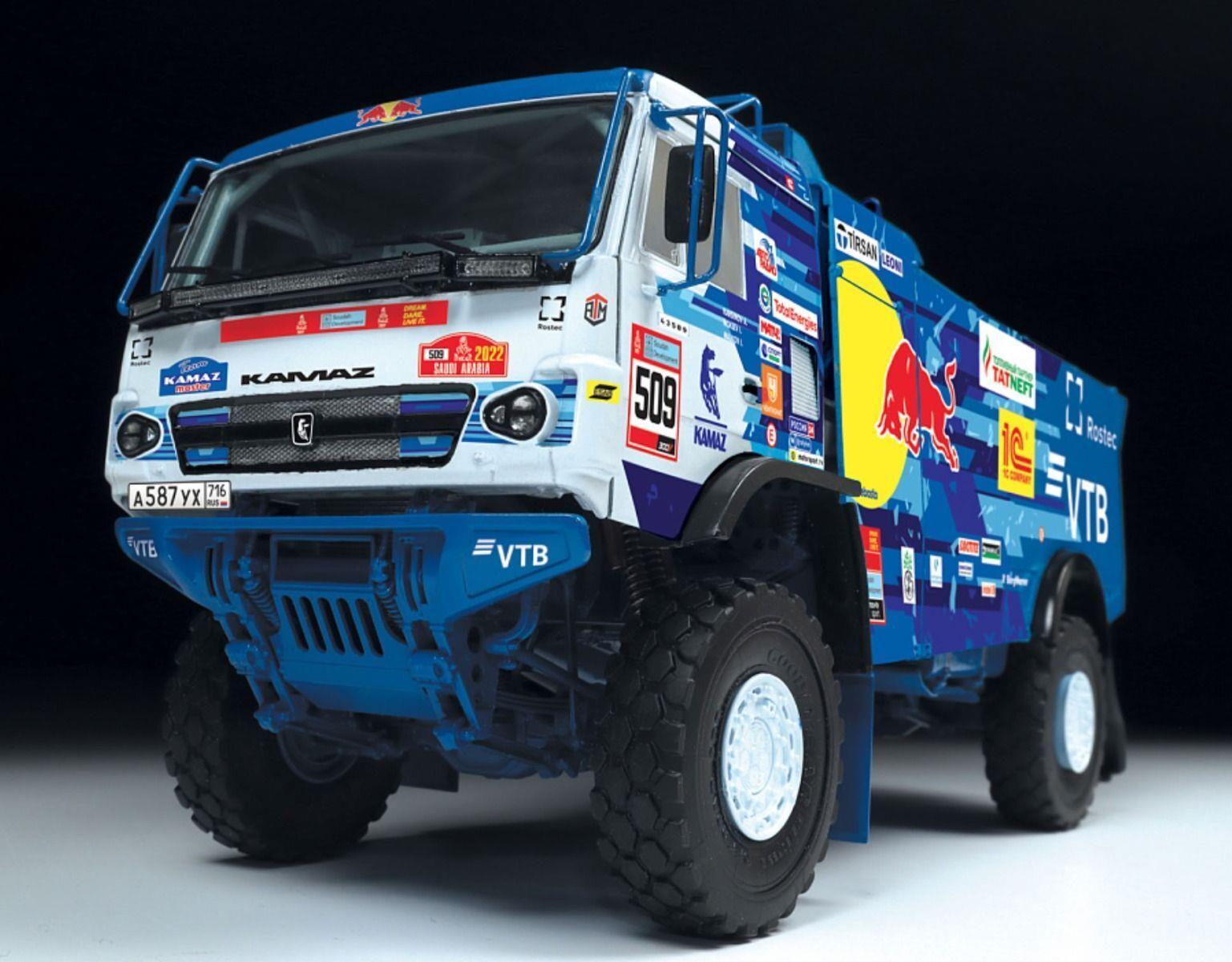 Zvezda Z3657 KAMAZ-43509 Rallye Truck 1:35 Scale Truck Kit | eBay
