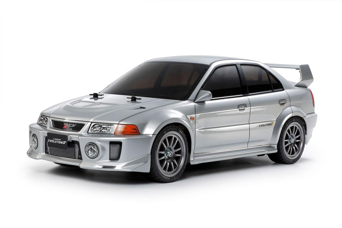 Tamiya 58713 Mitsubishi Lancer Evo V (TT-02) 1:10 RC Car Assembly