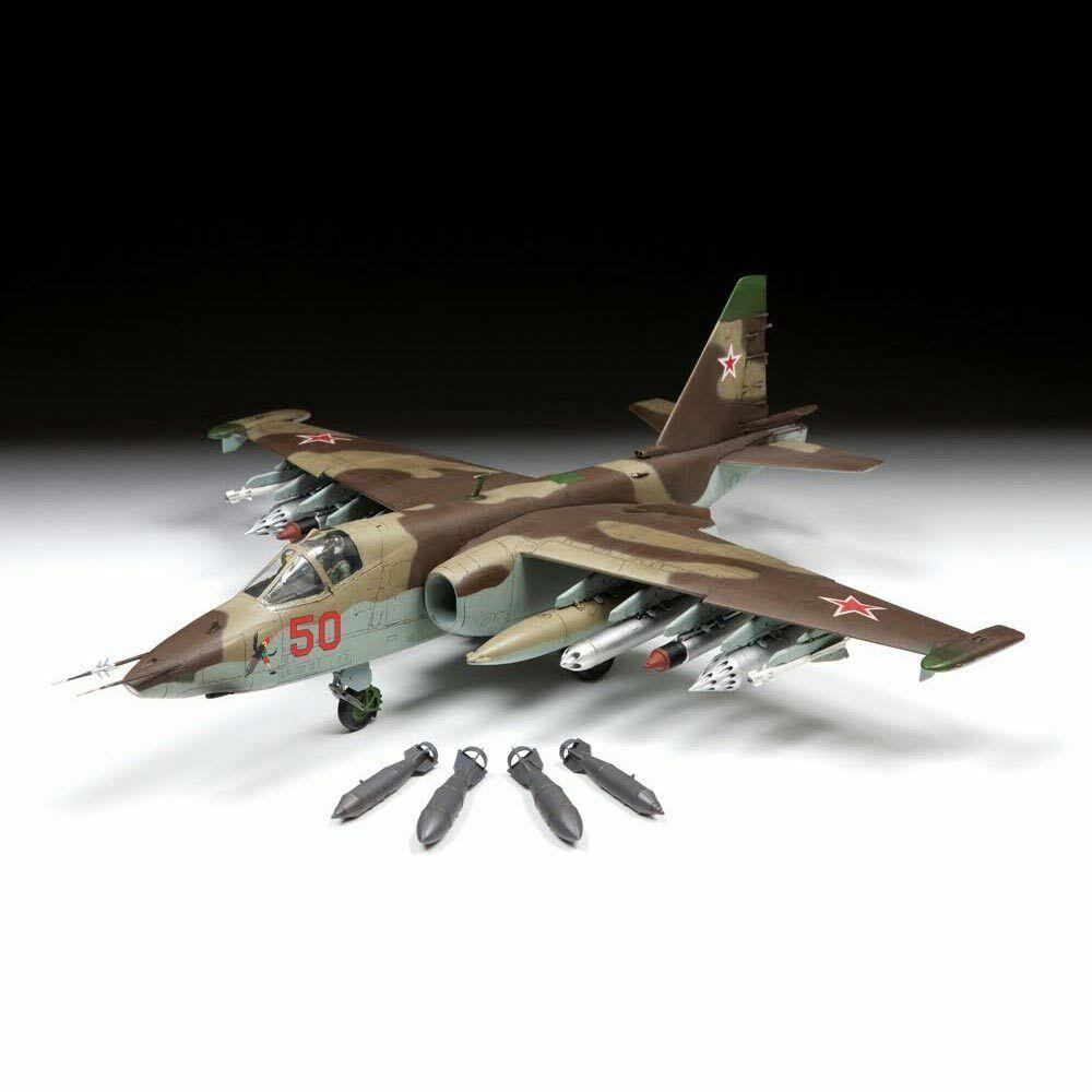 Zvezda 4807 Sukhoi SU-25 Frogfoot Soviet Attack Aircraft 1:48