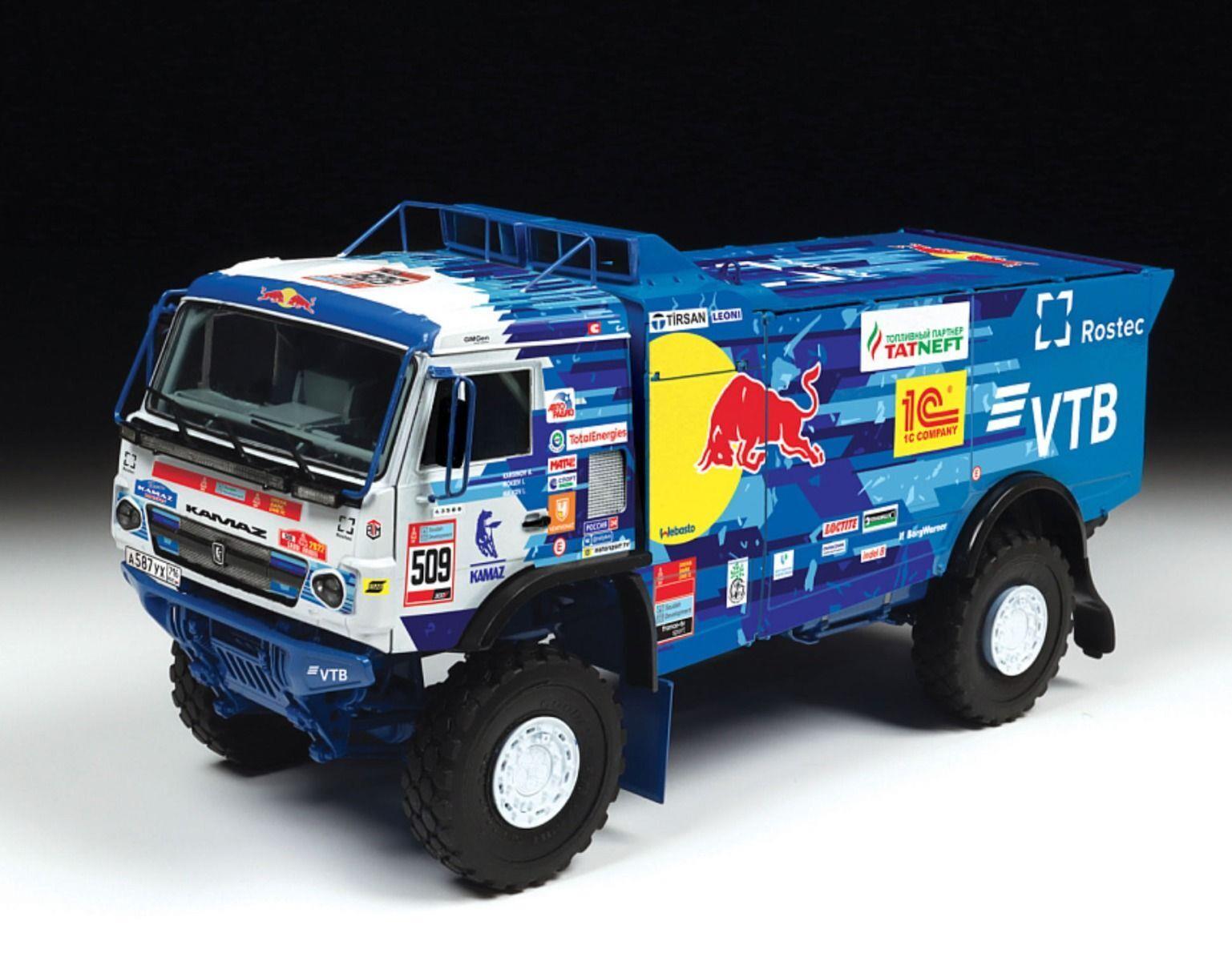 Zvezda Z3657 KAMAZ-43509 Rallye Truck 1:35 Scale Truck Kit | eBay