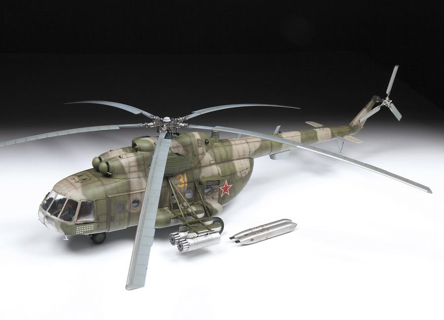 Zvezda 4828 Mil Mi-8MT Soviet Helicopter 1:48 Model Kit | eBay
