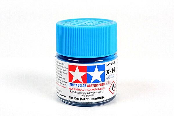 Tamiya Acrylfarbe X1 bis X35 10ml Farbgläser. - Bild 15 von 34