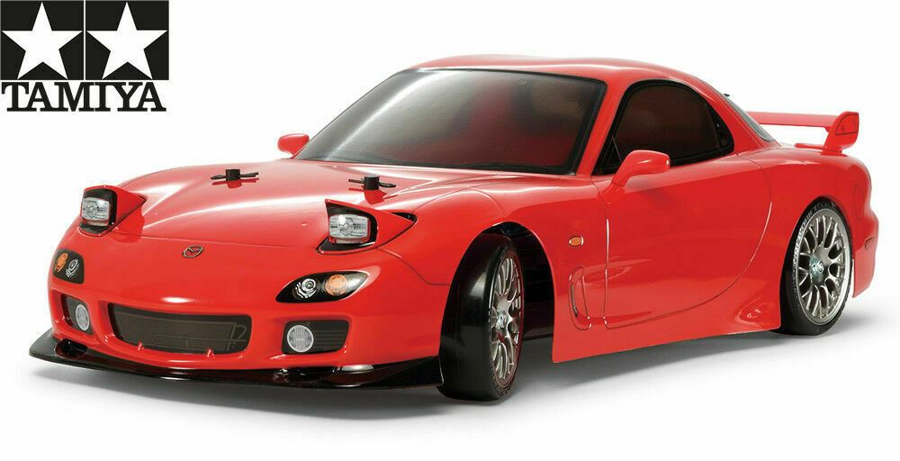 TAMIYA　 MAZDA RX-7 1/10 未使用ボディー NEW TAMIYA 1/10 RC MAZDA RX7 RX-7 FD CUSTOM JDM PAINTED BODY