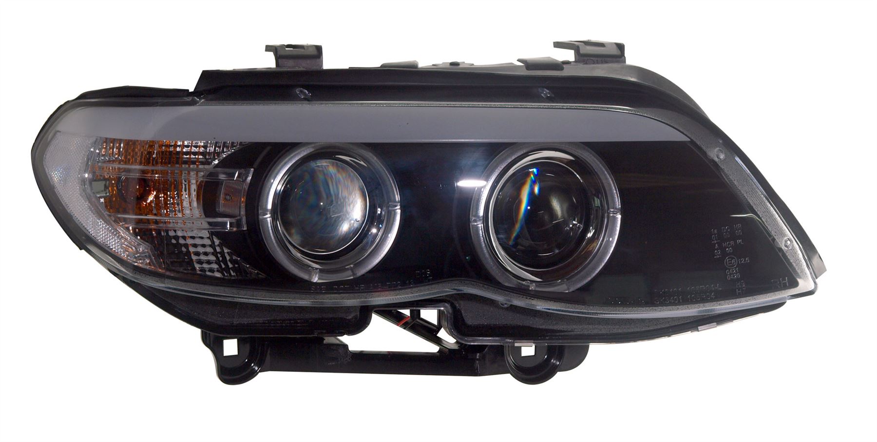 BMW X5 E53 Facelift (2004-2006) BLACK ANGEL EYE PROJECTOR HEADLIGHTS LAMPS 5056019706971 | eBay
