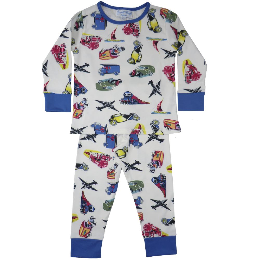 Powell Craft Baby Vest//Grow Vintage Plane Design New With Tags 100/% Cotton