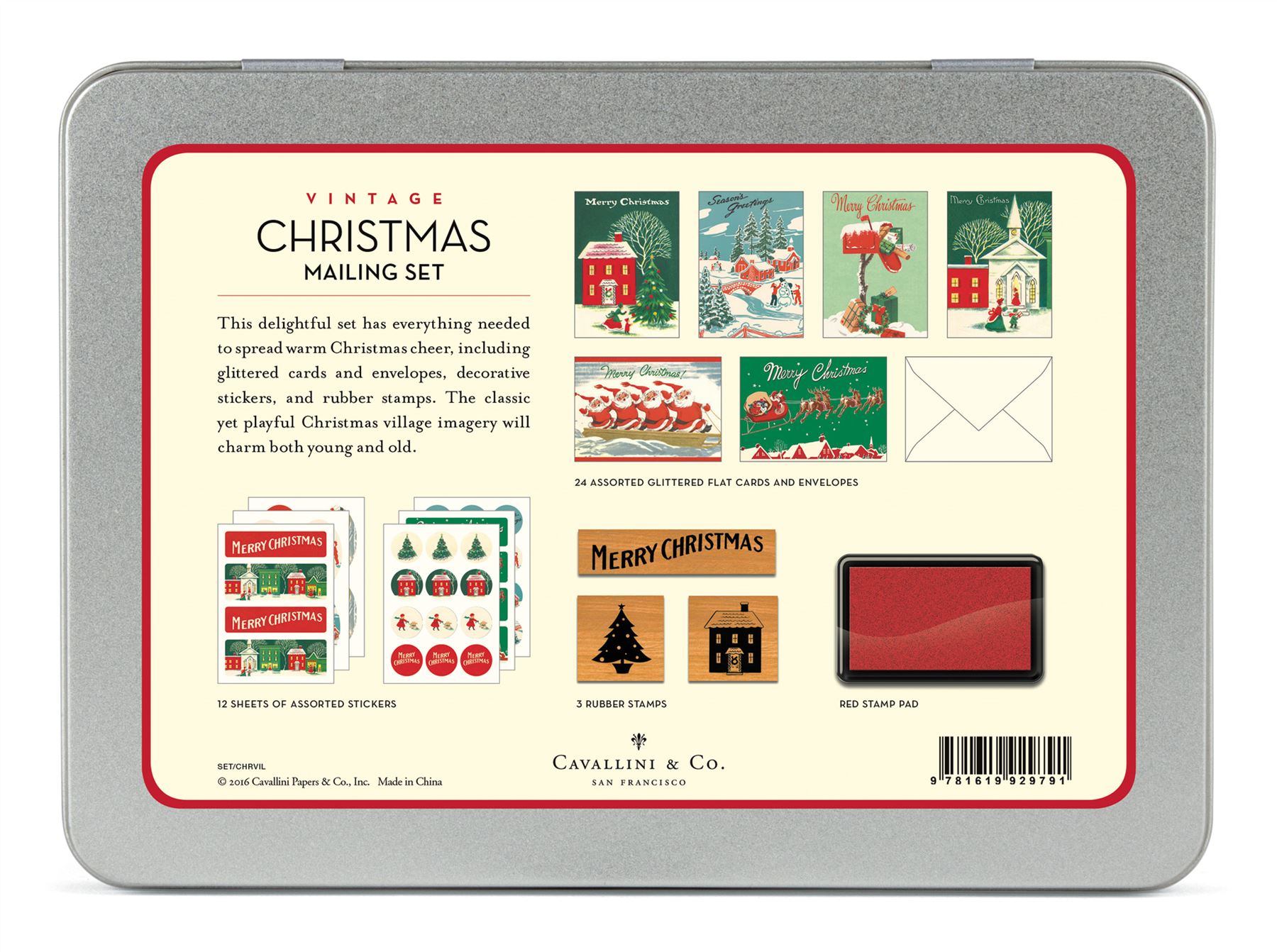 cavallini vintage christmas mailing