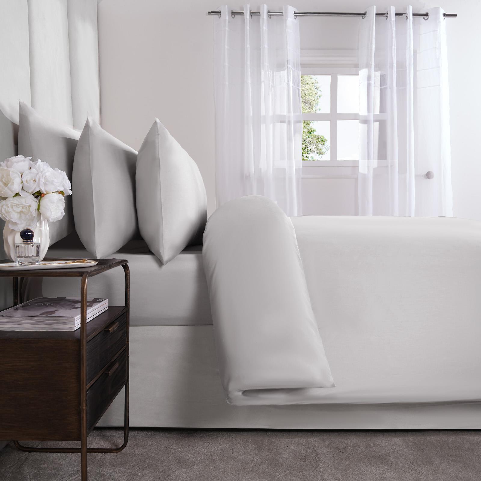 100% Cotton Duvet Cover 220 Thread Count Bedding Set Luxury Quilt Single Double