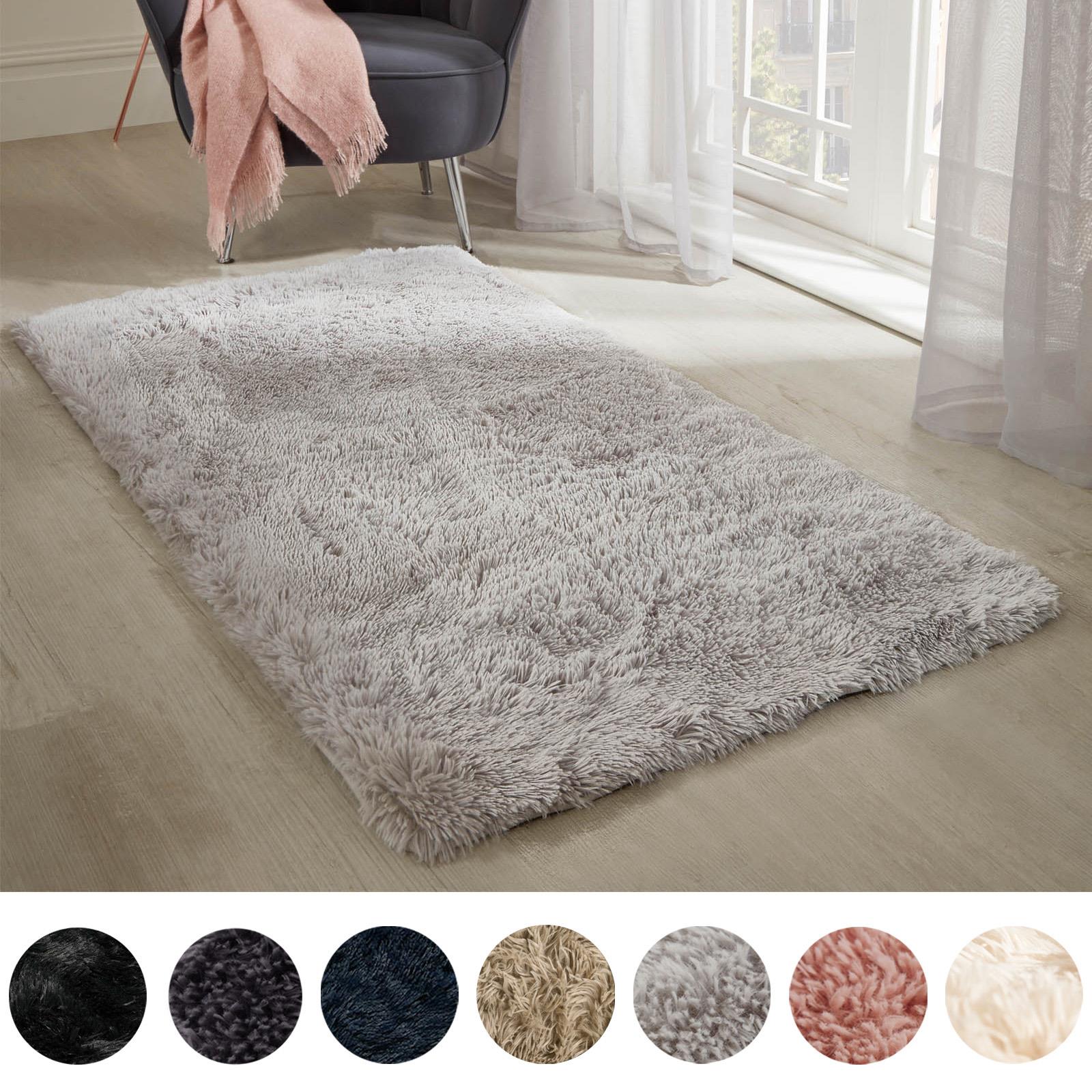 OHS Fluffy Rug Anti-Slip/Skid Shaggy Large Bedroom Non-Shed Floor Carpet Mat