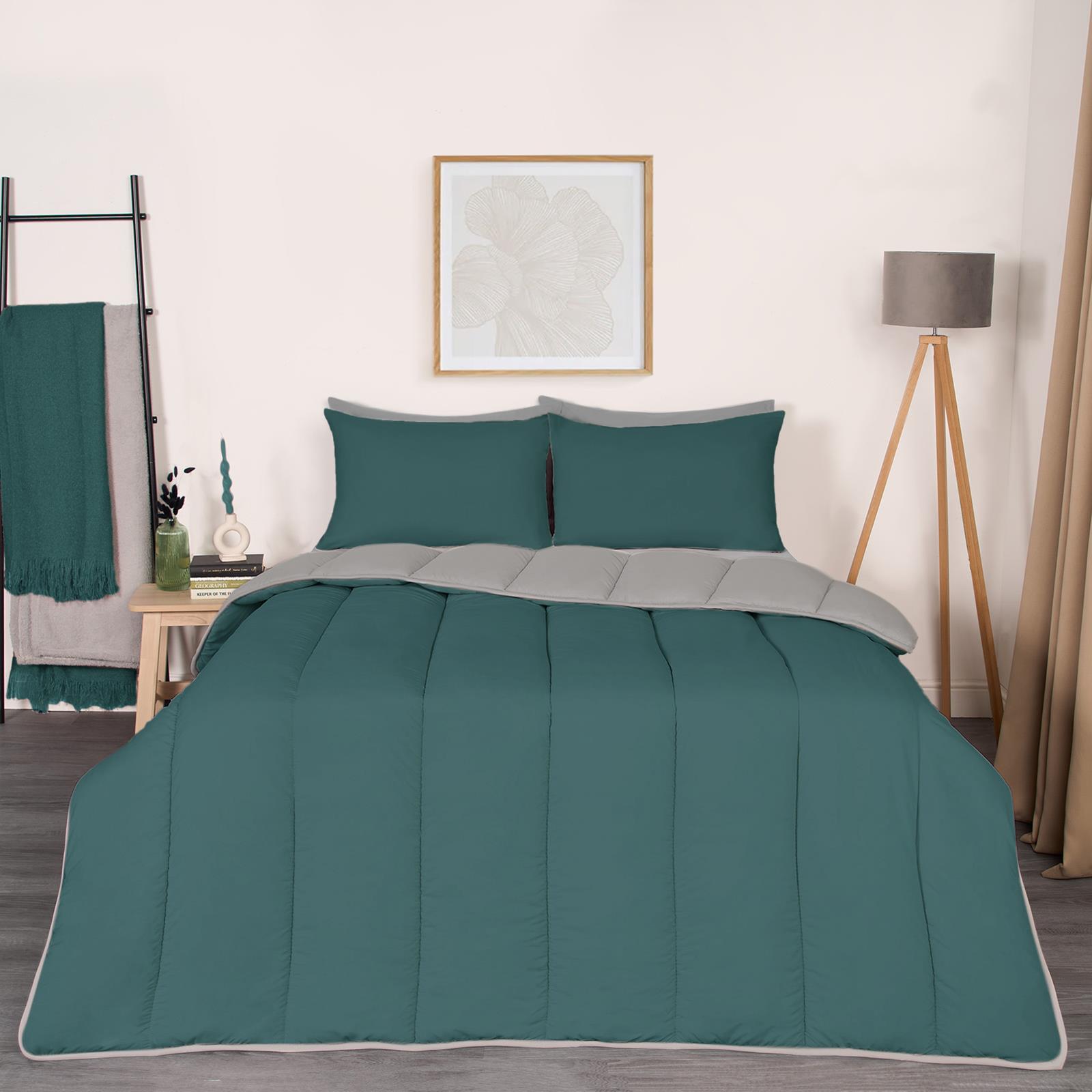 OHS Coverless 10.5 TOG Soft Duvet Pillowcase Quilted Bedding Set Single Double - Picture 99 of 107