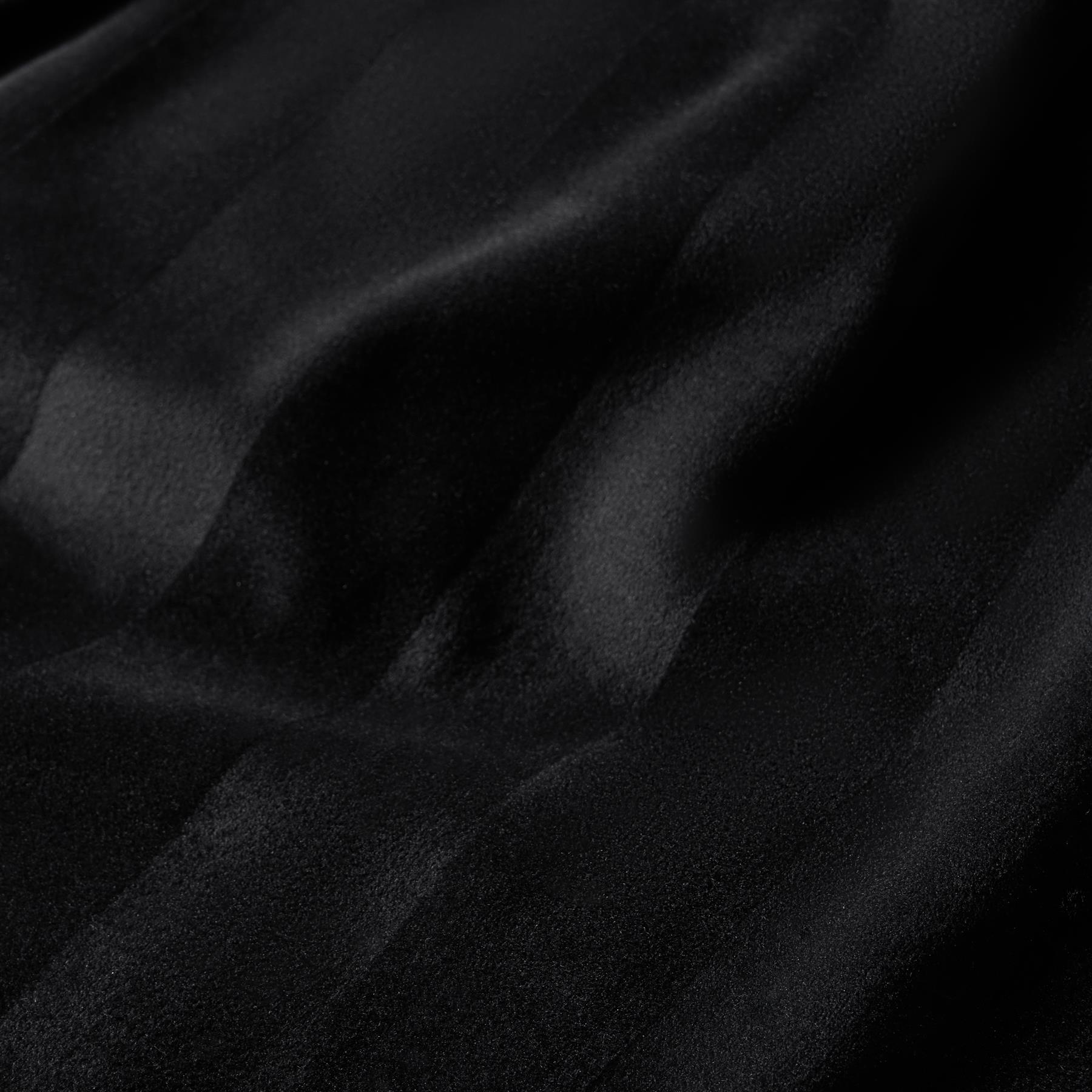 OHS Velvet Stripe Duvet Cover with Pillowcase Cosy Bedding Set