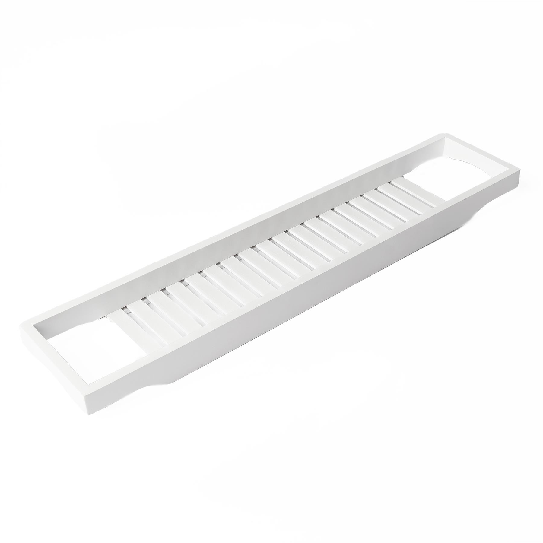 OHS Wooden Bath Tub Rack Storage Bathroom Caddy Shelf Tray Soap Holder Tidy Unit - Picture 14 of 16