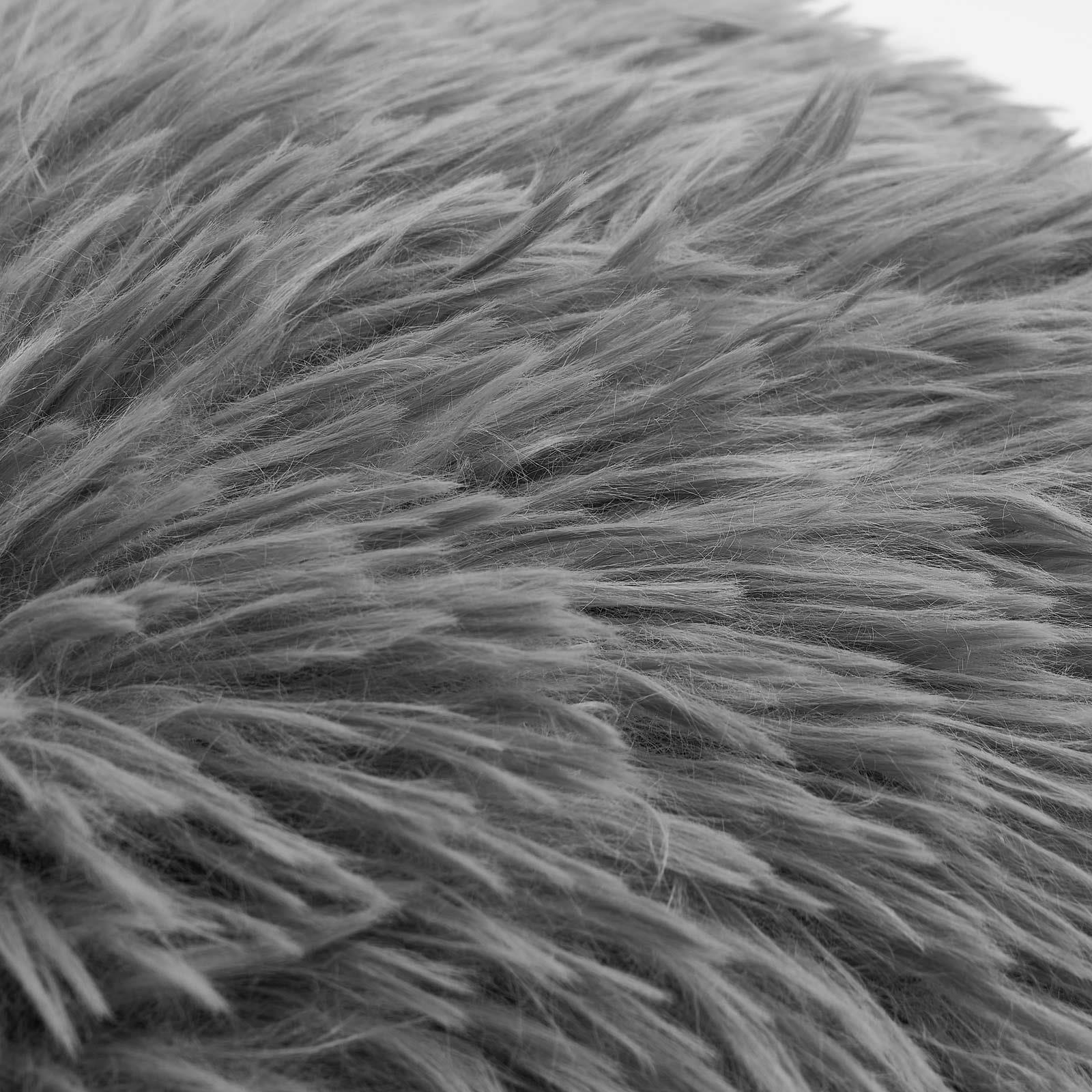 Sienna Faux Mongolian Fur Set of 4 x Cushion Covers Soft Fluffy Mohair 18" x 18 - Picture 19 of 26