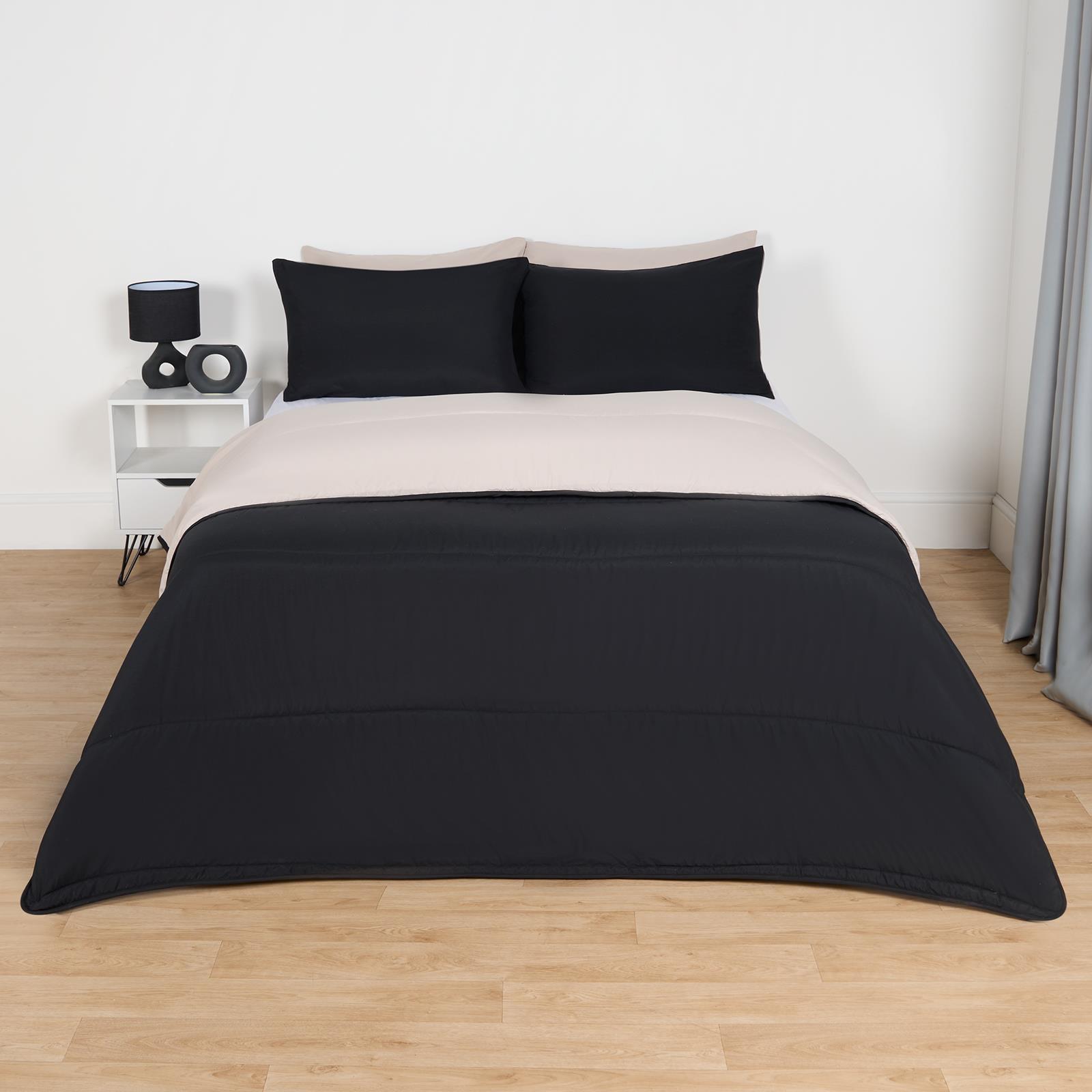 OHS Coverless 10.5 TOG Soft Duvet Pillowcase Quilted Bedding Set Single Double - Picture 16 of 107