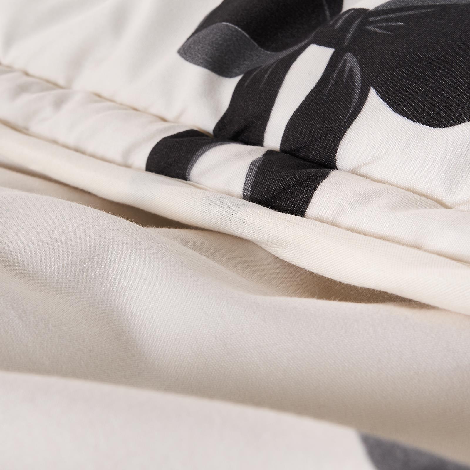OHS Bows 10.5 Tog Coverless Duvet with Pillowcase Winter Warm Bedding Set