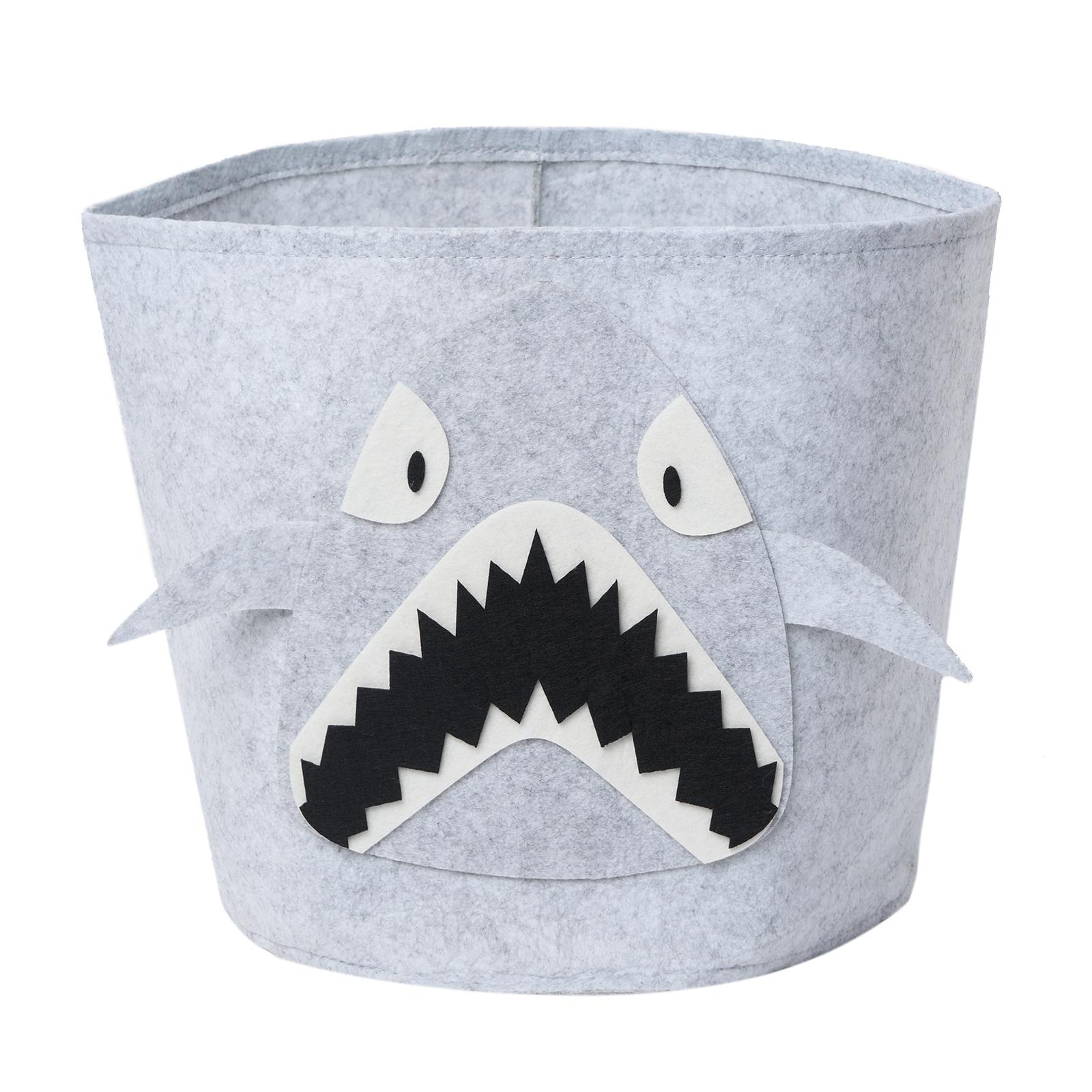 Storage Basket Toy Clothes Felt Shoe Kids Organiser Animal Space Saving Hamper