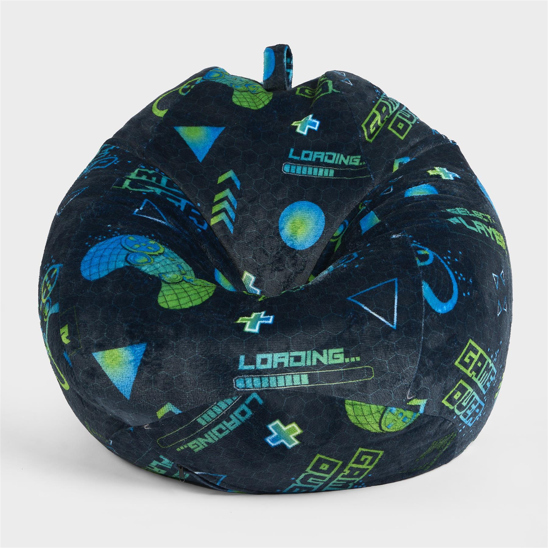 OHS Kids Playing Bean Bag Chair Filled Printed Gaming Beanbags
