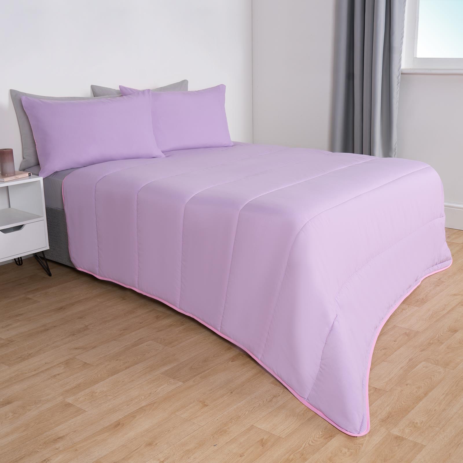 OHS Coverless 10.5 TOG Soft Duvet Pillowcase Quilted Bedding Set Single Double - Picture 87 of 107