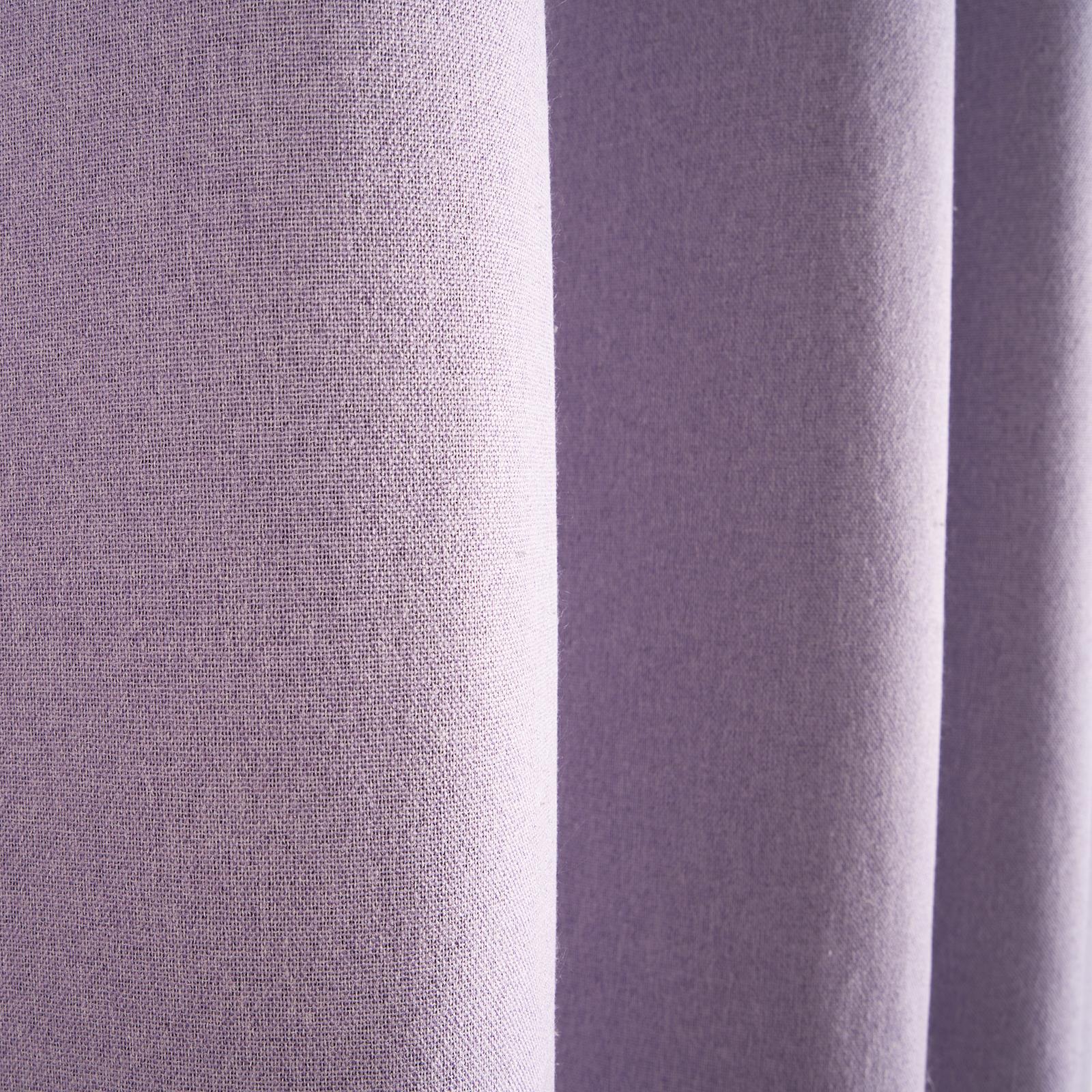 Pair of Eyelet Blackout Curtains Woven Ready Made Ring Top Thermal Texture Thick - Picture 34 of 48