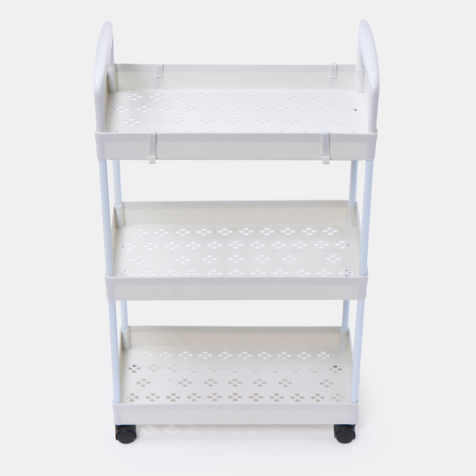 OHS Trolley Cart 3 Tier Roll Bathroom Storage Portable Kitchen Home Organiser