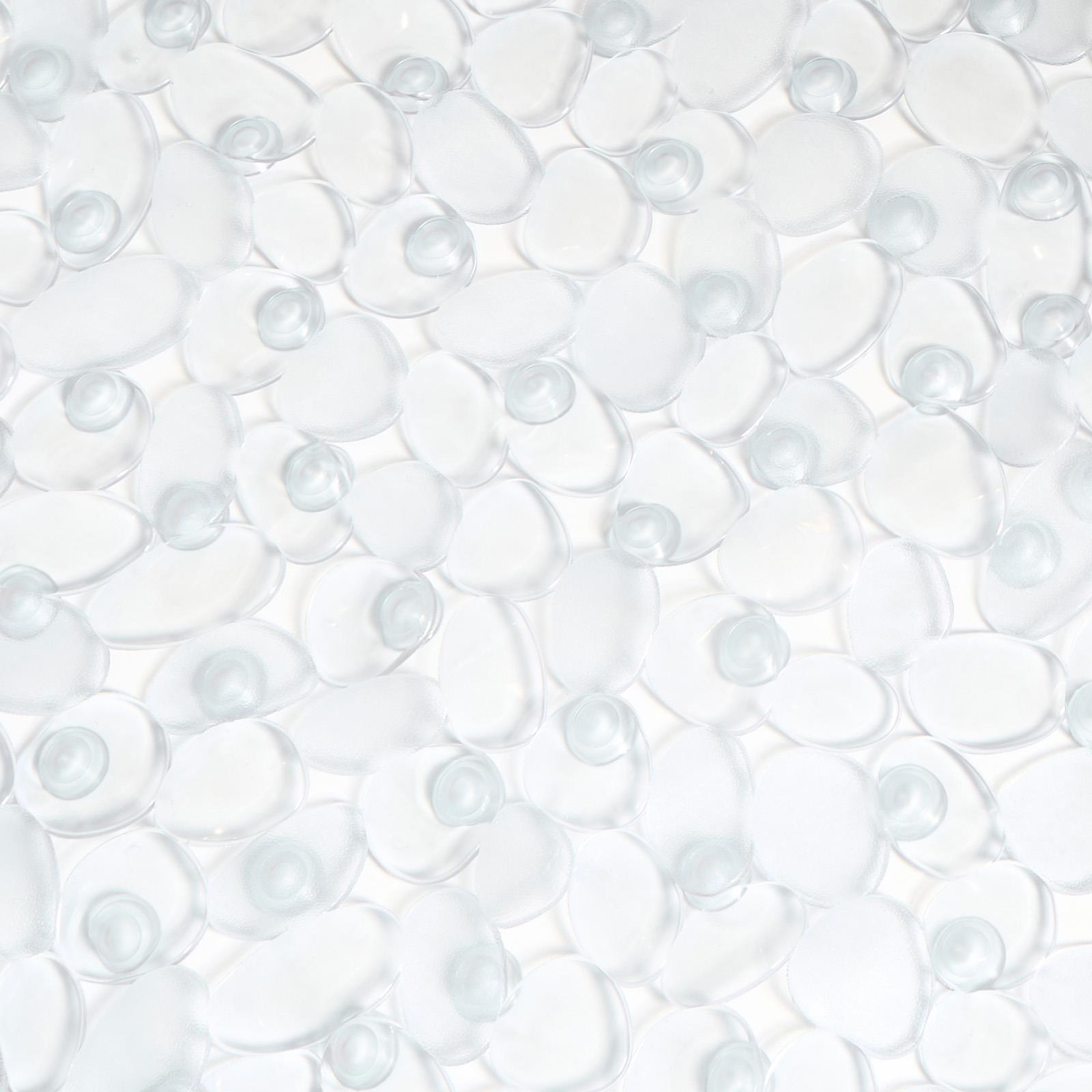OHS PVC Bath Mat Clear Non Slip Quick Dry Anti Mould Bathroom Shower Rug