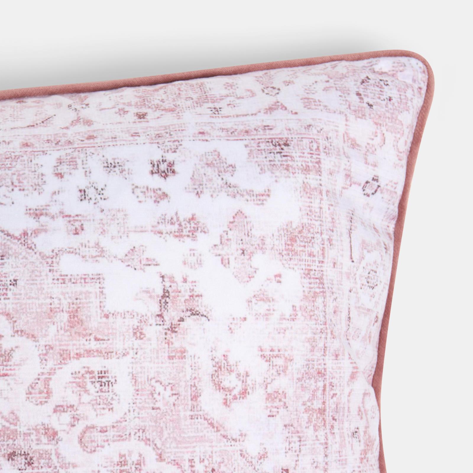 OHS Vintage Print Cushion Covers Matte Velvet Super Soft Square Pillowcases