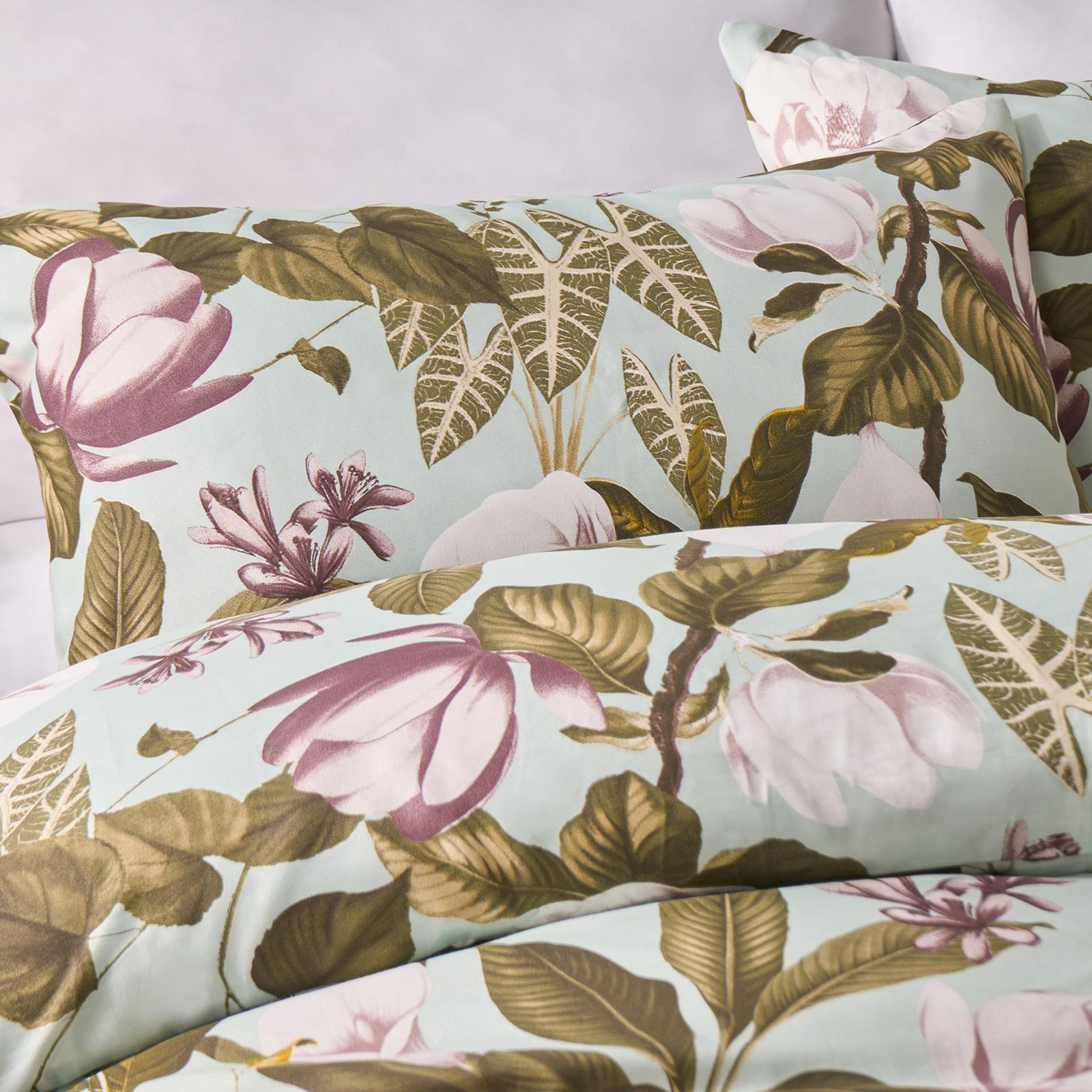 Floral Duvet Cover Quilt Bedding Set Reversible with Pillowcase Double King Size