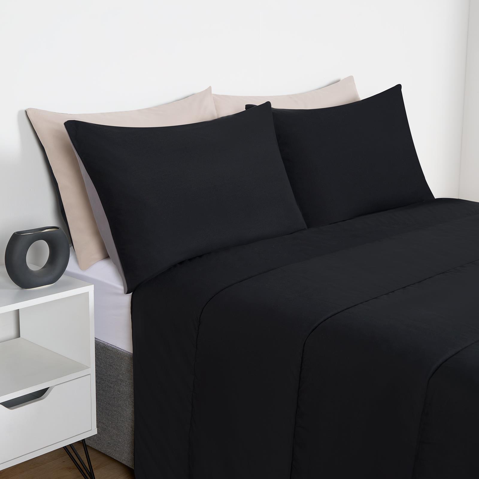 OHS Coverless 10.5 TOG Soft Duvet Pillowcase Quilted Bedding Set Single Double - Picture 14 of 107