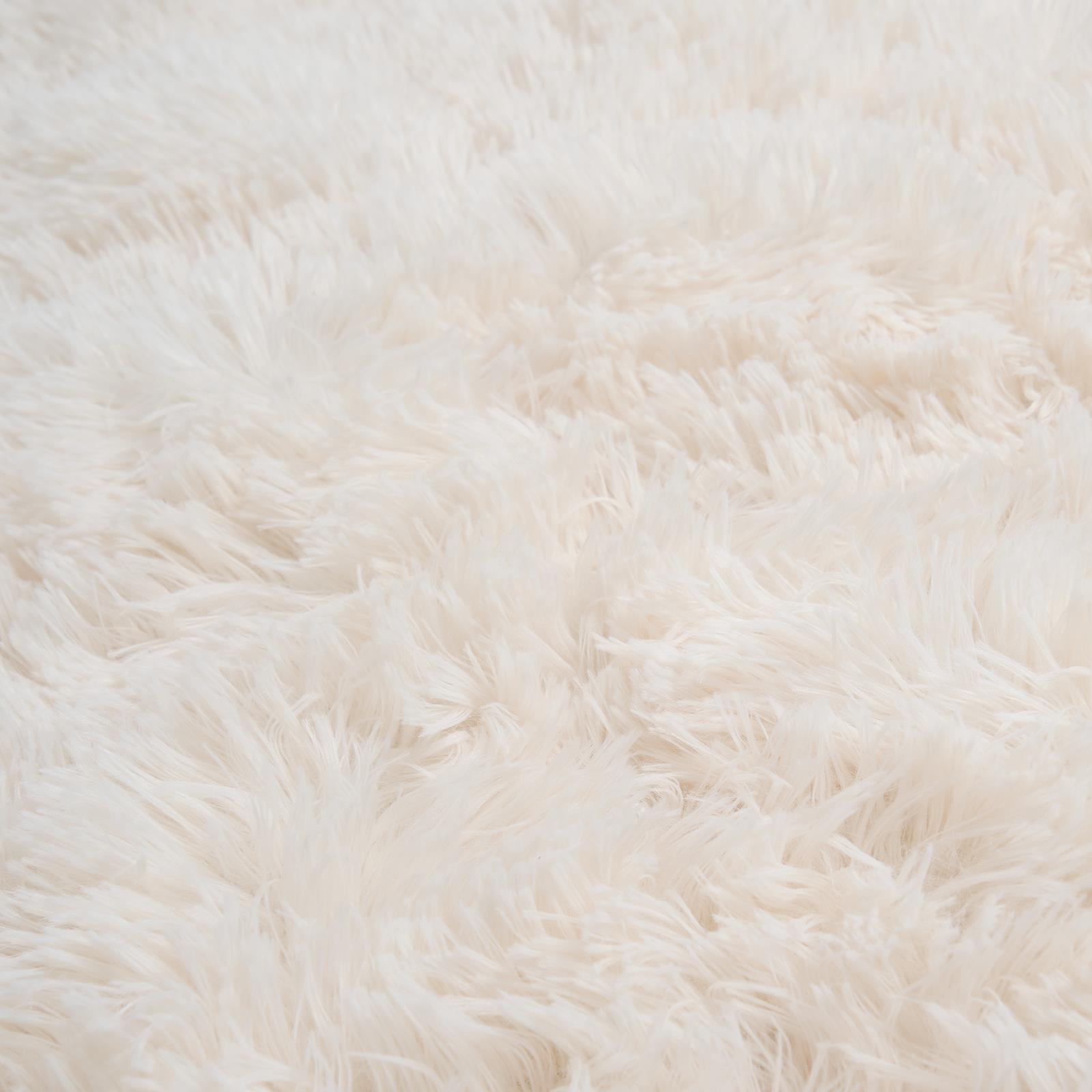 OHS Fluffy Fleece Weighted Blanket Sensory Adult Sleep Anxiety Soft Throw