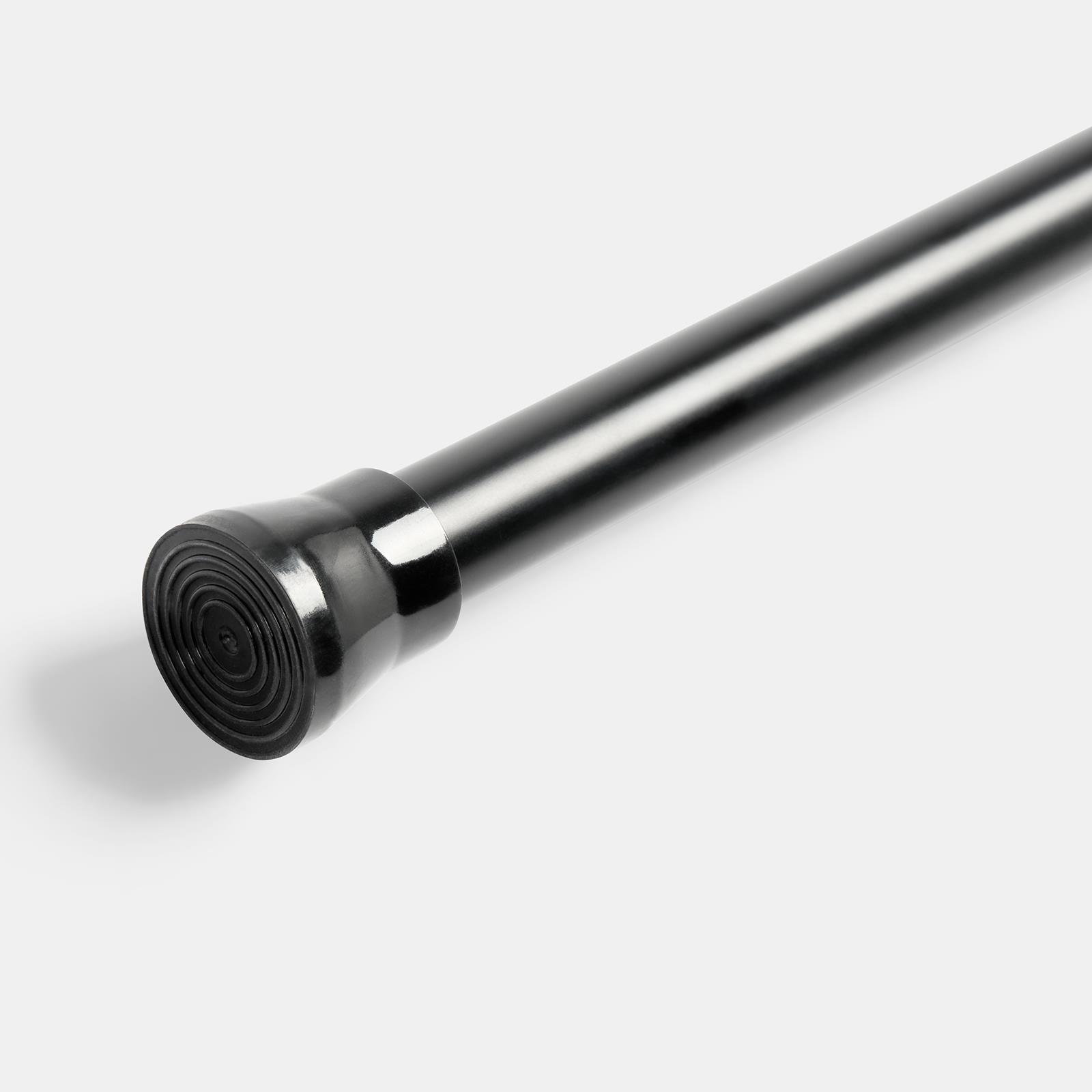 OHS Extendable Curtain Pole Metal No Drill Tension Rod Easy Installation