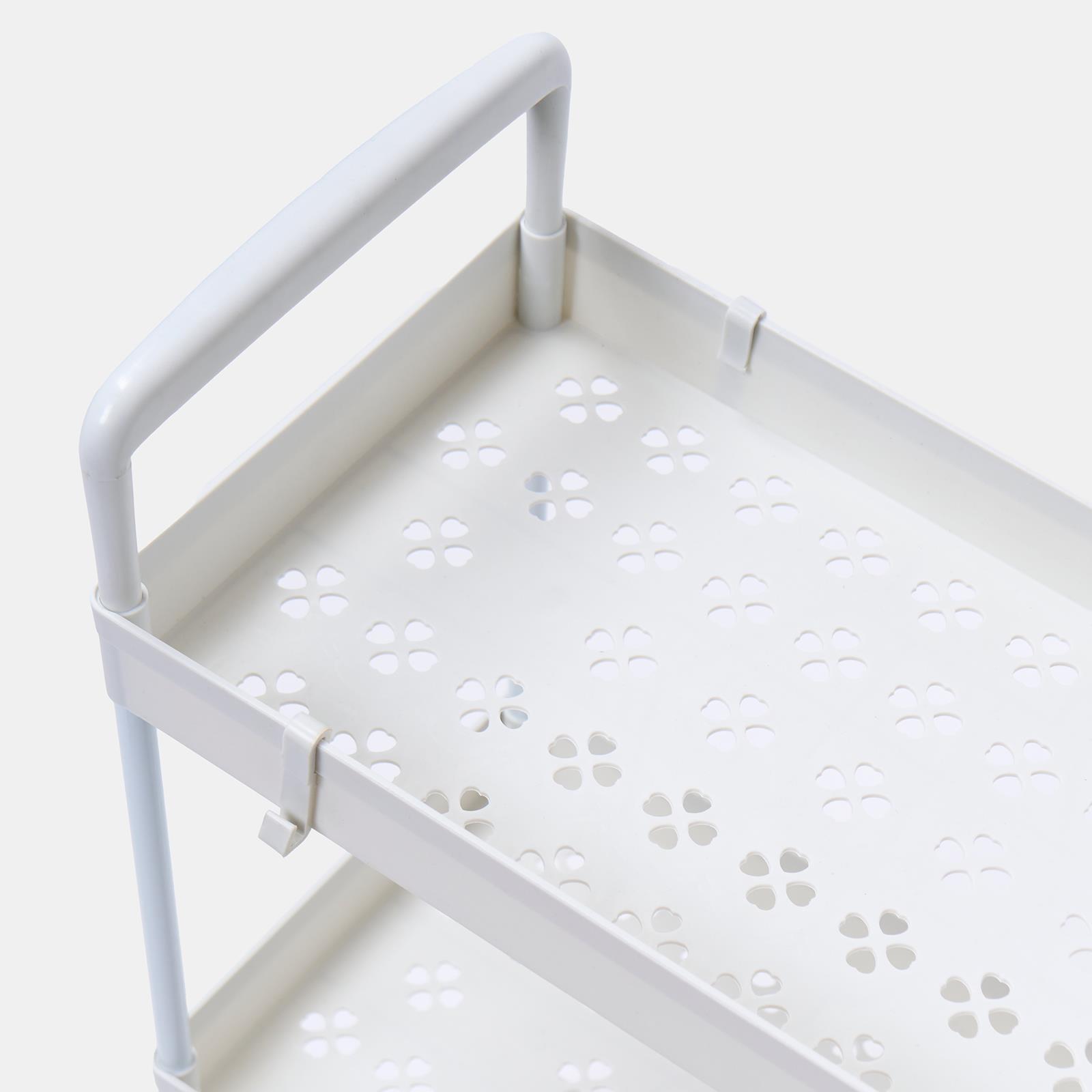 OHS Trolley Cart 3 Tier Roll Bathroom Storage Portable Kitchen Home Organiser