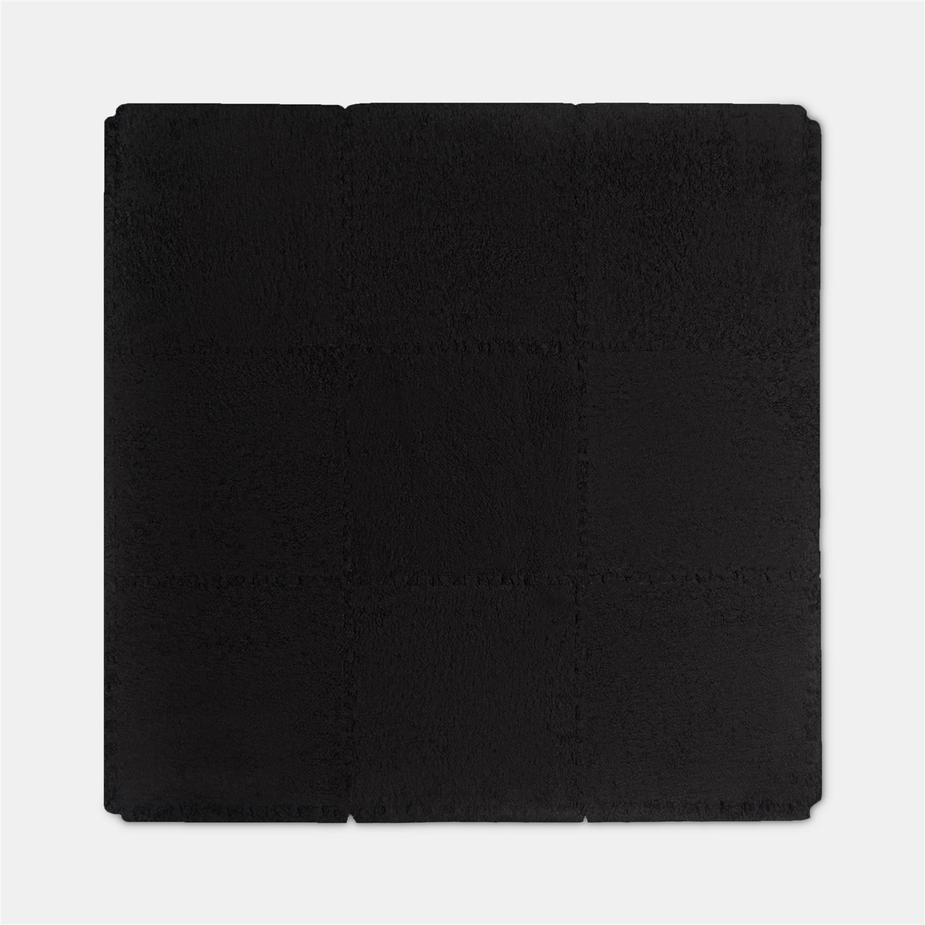 OHS Interlocking Foam Floor Tiles Teddy Fleece Soft Kids Play Mat Carpet Yoga