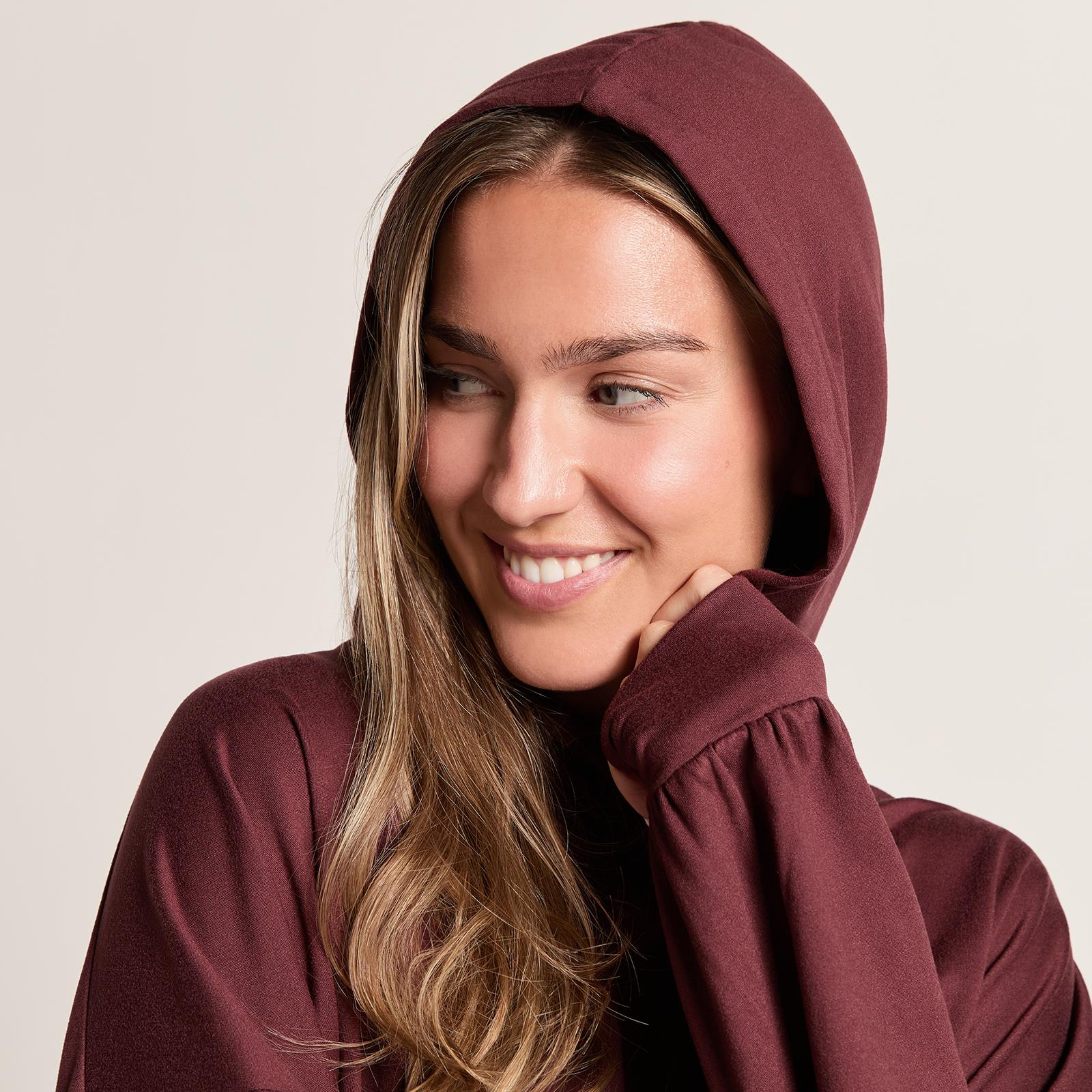 OHS Bubble Hem Co-Ord Set Hoodie Drawstring Relaxed Joggers Tracksuit Loungewear