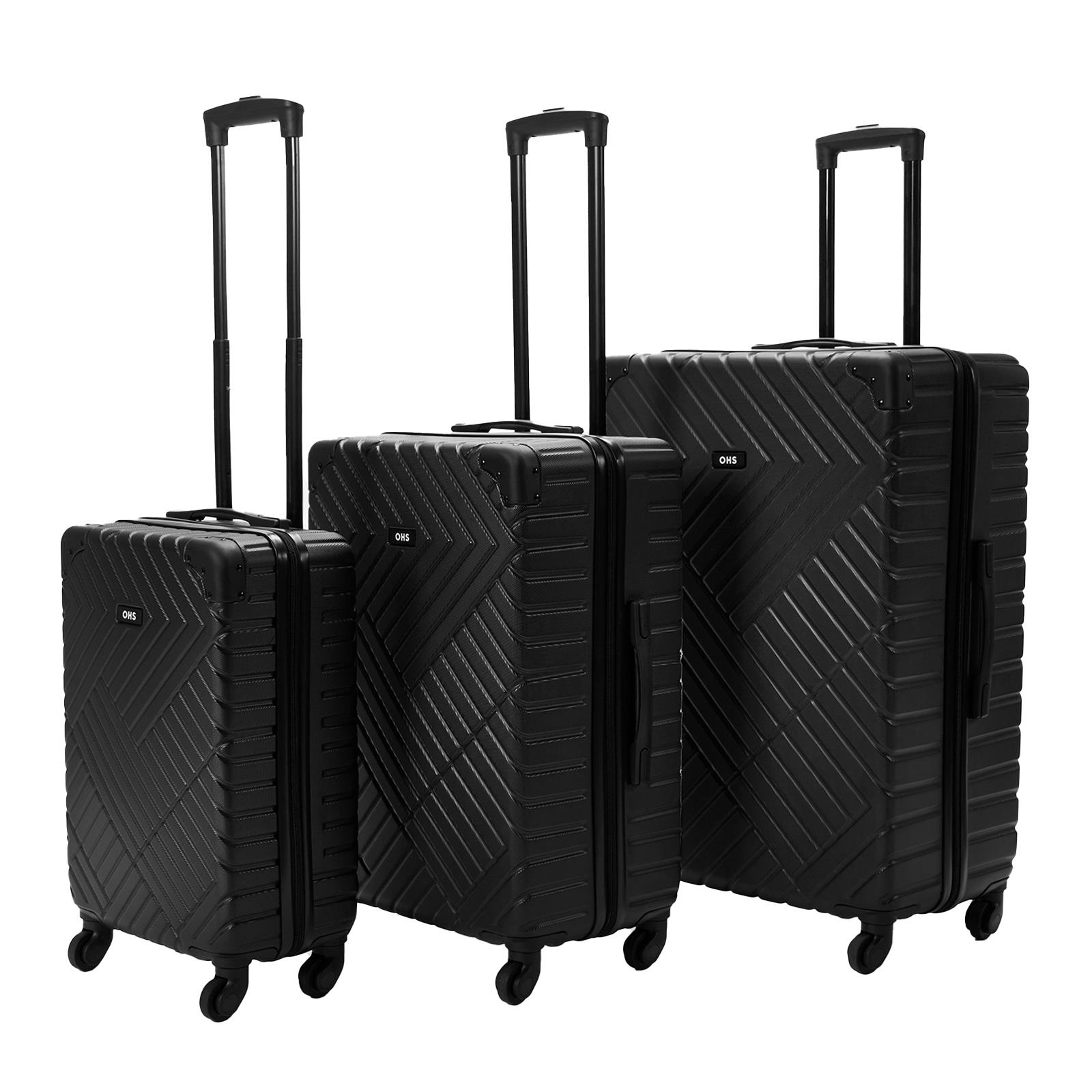 Juego de equipaje maleta rígida ABS de viaje 4 ruedas bolsa trolley cabina equipaje de mano
