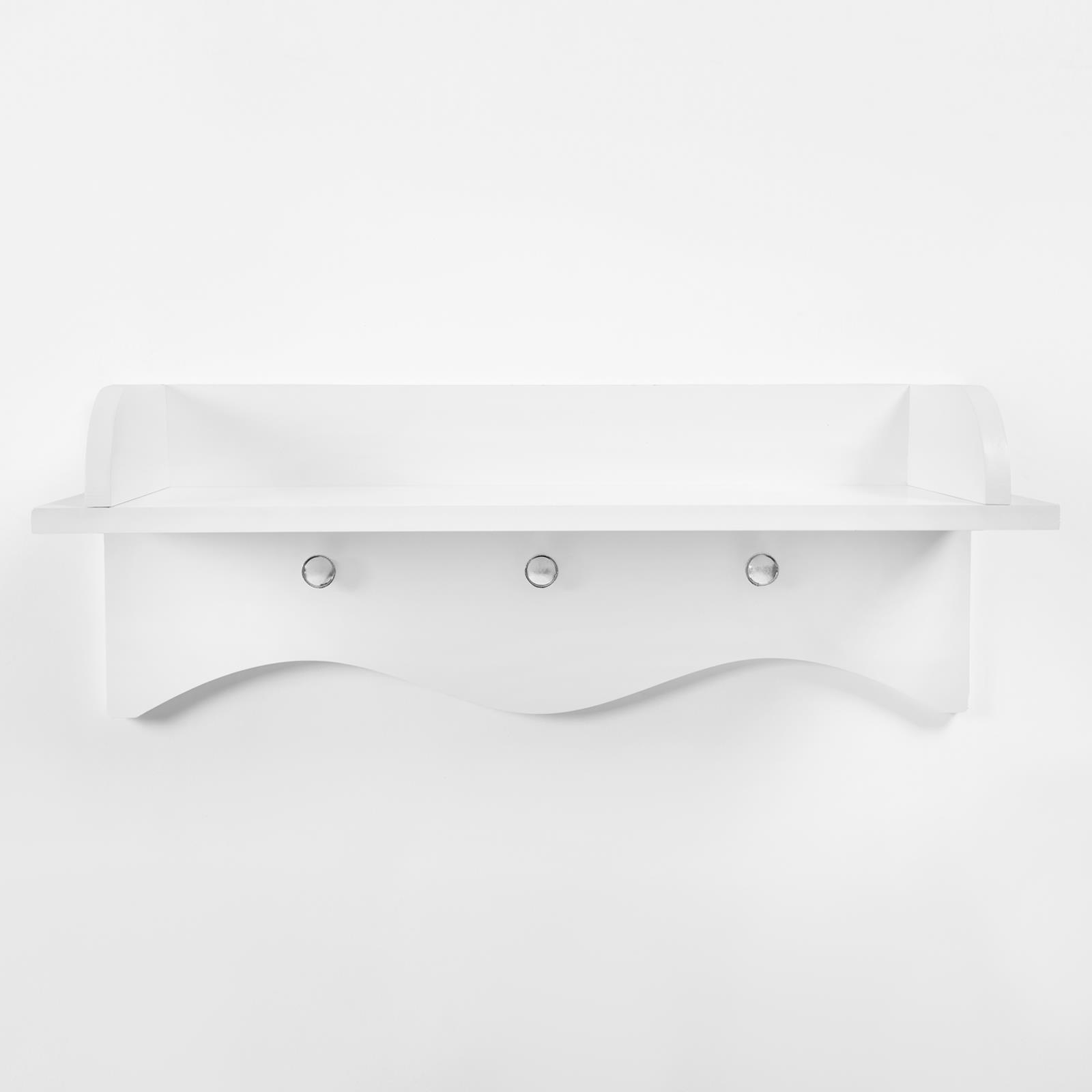 Kids Wall Shelf Hanger Hooks Decorative Organiser Shelving Bedroom Storage Rack